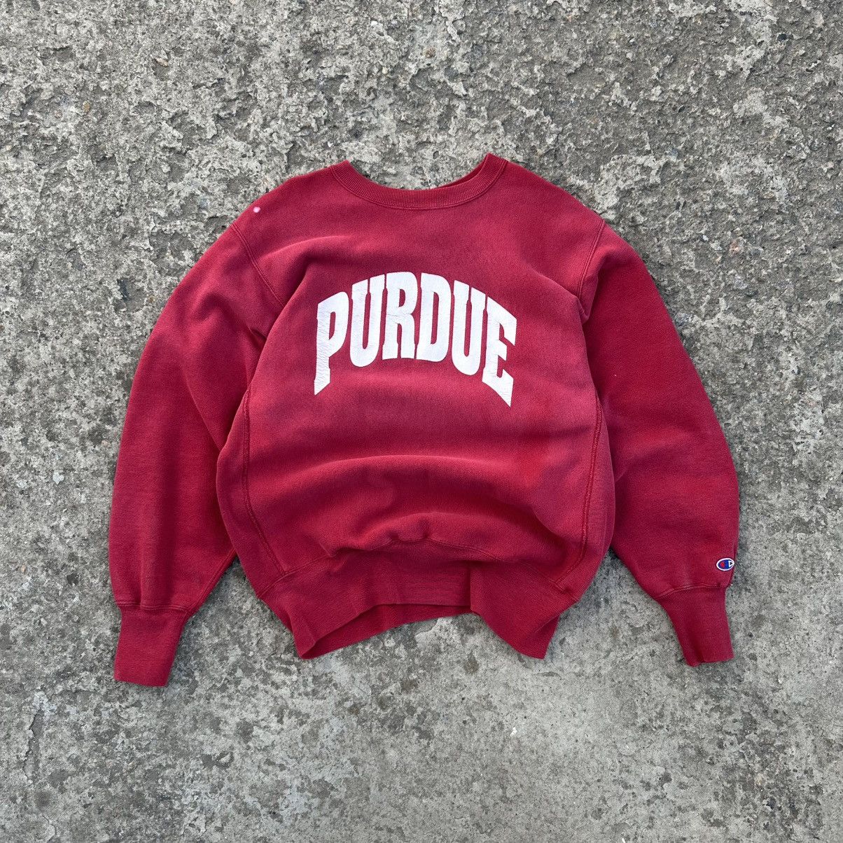 Champion × Japanese Brand Vintage Japanese Style Champion 70-80s Sweatshirt Purdue Size US L / EU 52-54 / 3 - 1 Thumbnail