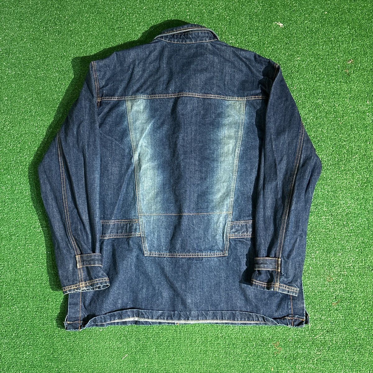 Vintage Crazy Y2K Baggy Oversized Vintage Don Denim Jacket Size XL Size US XL / EU 56 / 4 - 5 Thumbnail