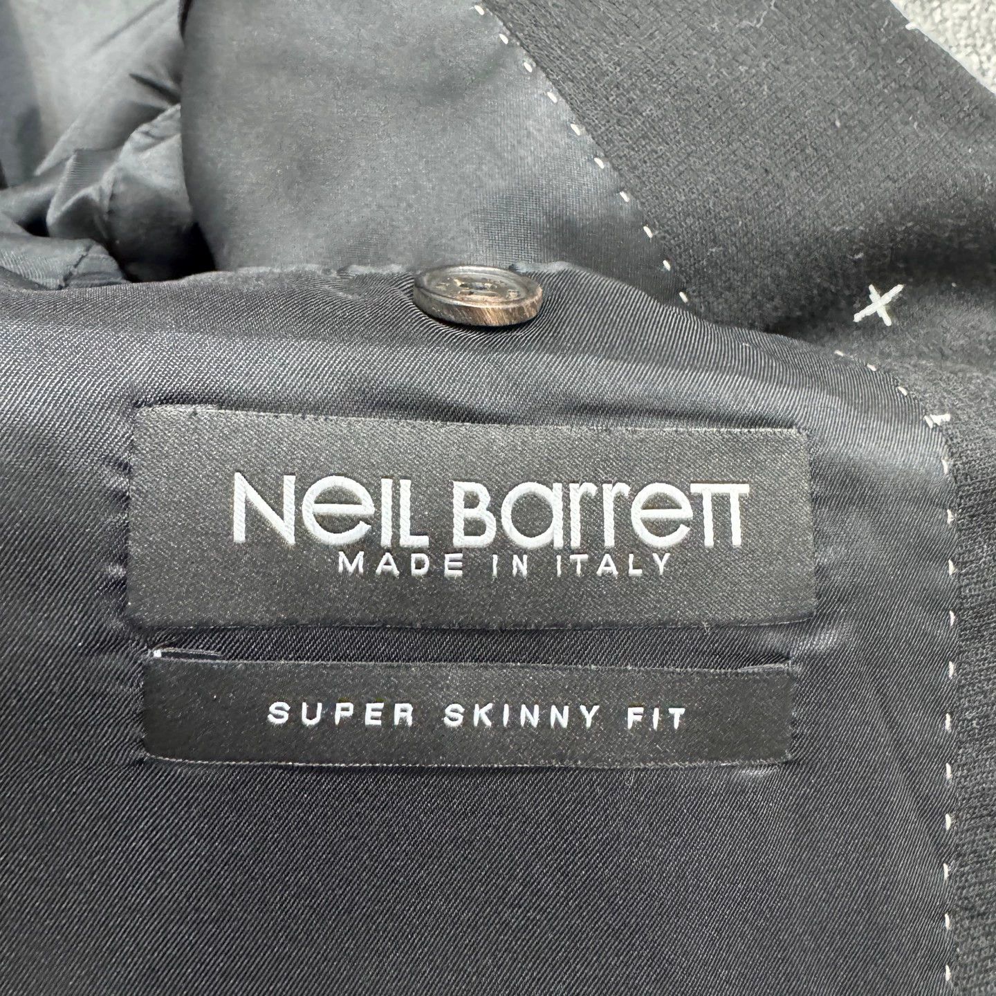 Neil Barrett Neil Barrett Embroidered Star Allover Wool Blazer Size 48R - 2 Thumbnail