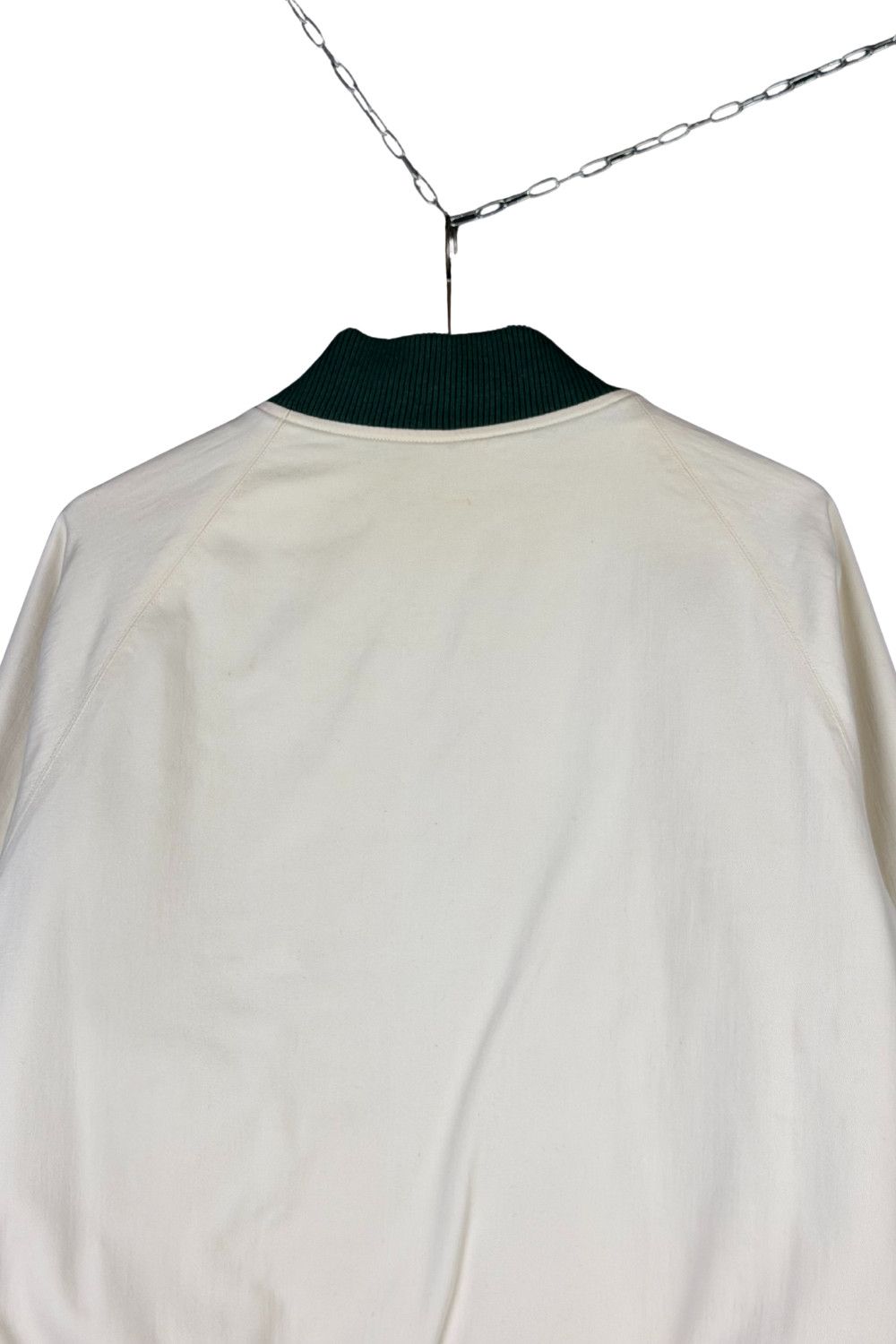 Polo Ralph Lauren 90s Polo Ralph Lauren HK Made Cream Varsity Blouson Jacket Size US M / EU 48-50 / 2 - 11 Thumbnail