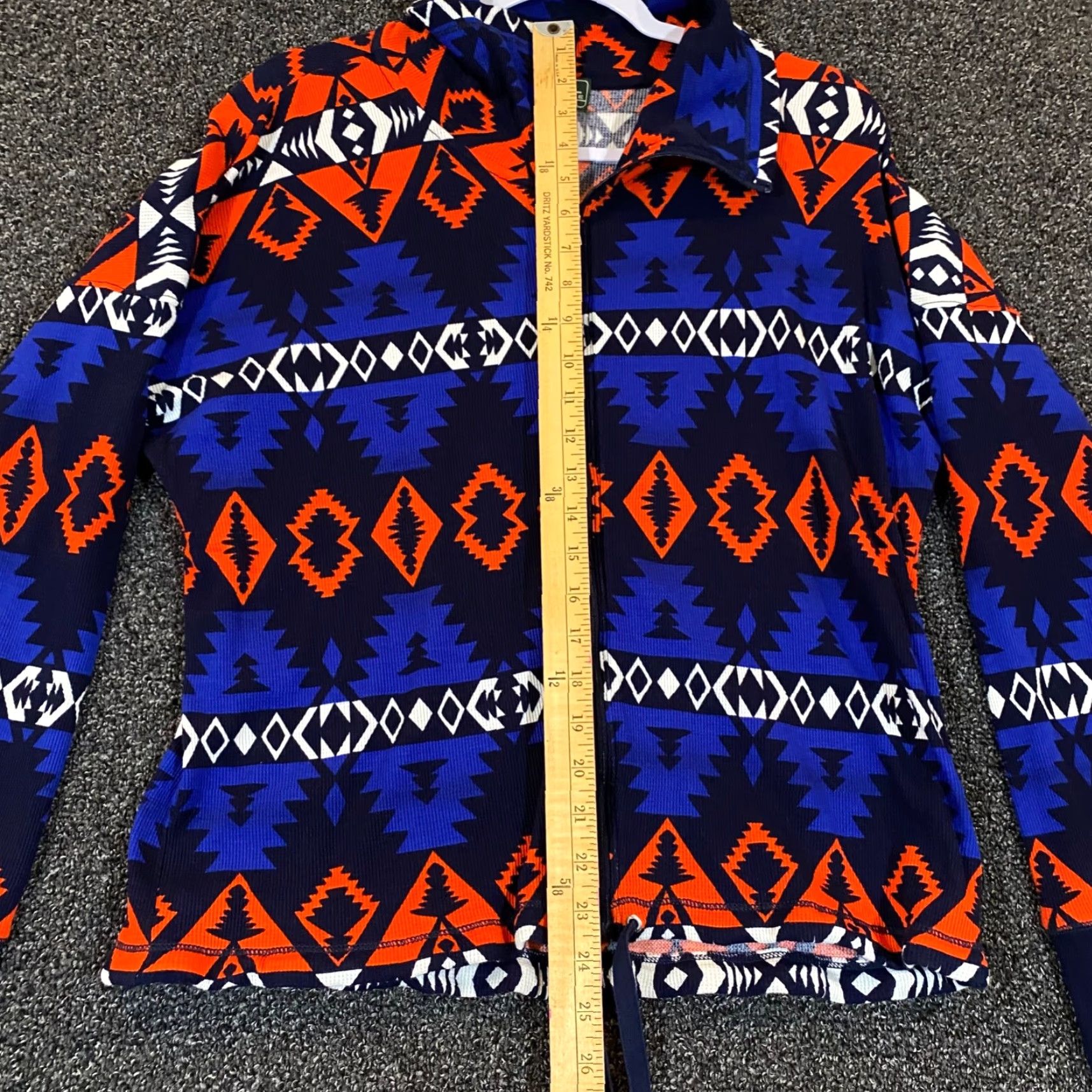 Ralph Lauren LAUREN RALPH LAUREN Jacket Womens Large Active Aztec Southwest Stretch Full Zip Size L / US 10 / IT 46 - 3 Thumbnail