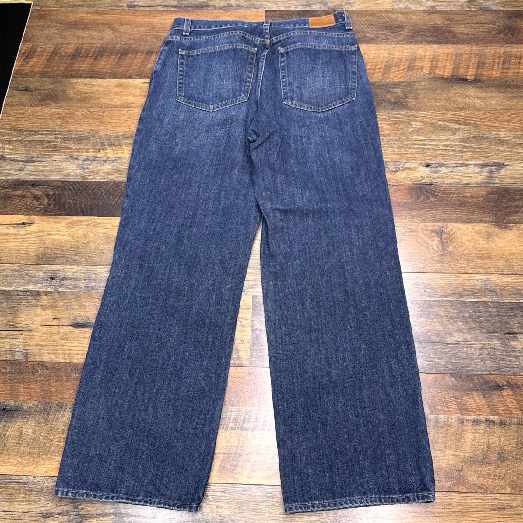 J.Crew VINTAGE J.CREW Jeans 33x30 Mid Rise Relaxed Fit Button Zip Cotton Denim 5-Pocket Blue USA 60737 Mens Size US 33 - 3 Thumbnail