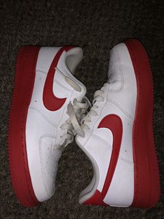 Nike Air Force 1 LV8 1 GS AF1 NBA Red Satin White 4Y Women 5.5