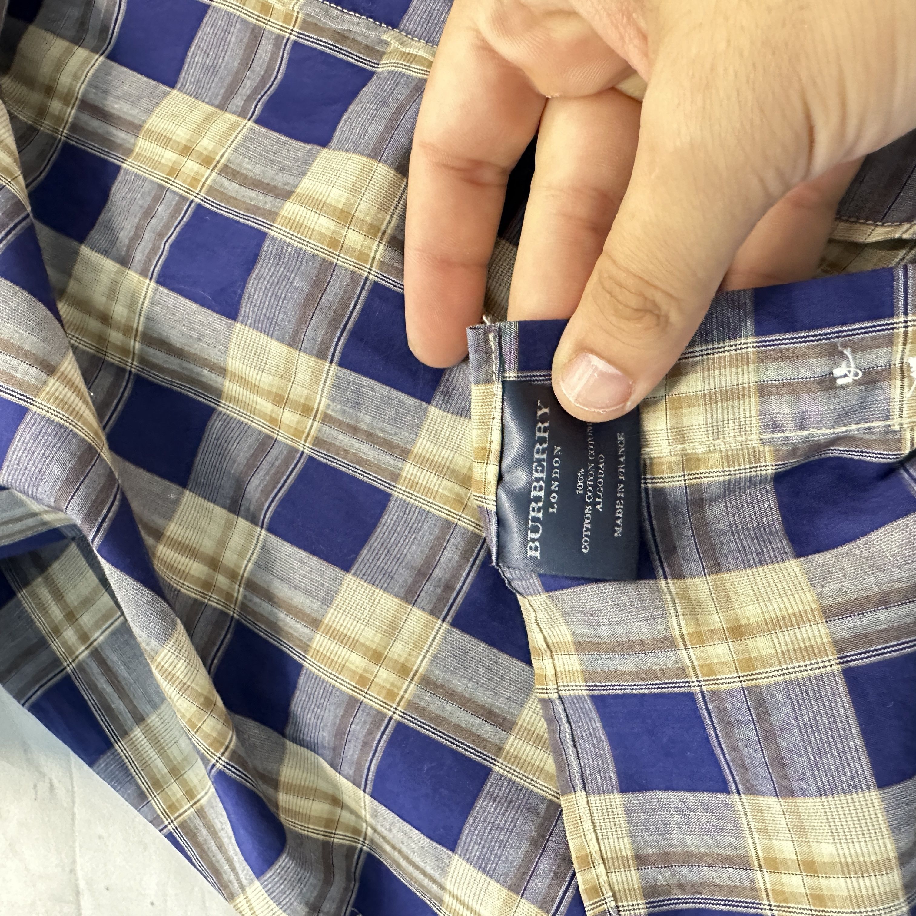 Burberry Camicia Burberry Flanella A Quadri – L Size US L / EU 52-54 / 3 - 11 Thumbnail