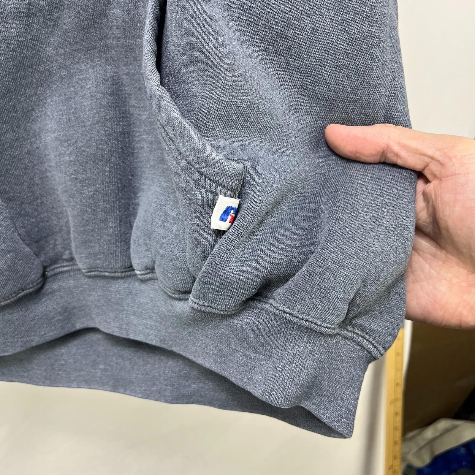 Mossy Oaks Vintage 90s Russell Athletic Blank Faded Hoodie XL 2XL Size US XL / EU 56 / 4 - 3 Thumbnail