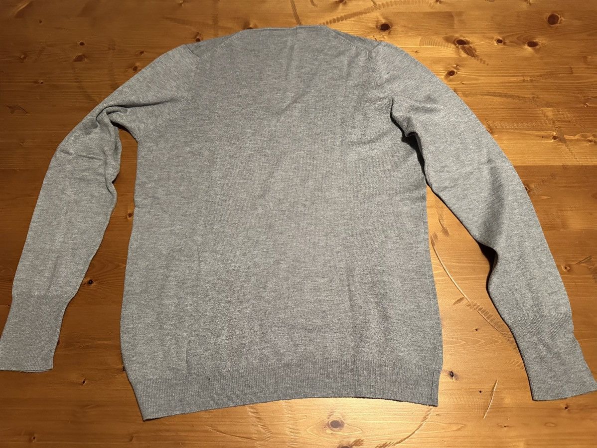 Zara Zara Grey Sweater V Neck Size US L / EU 52-54 / 3 - 6 Thumbnail