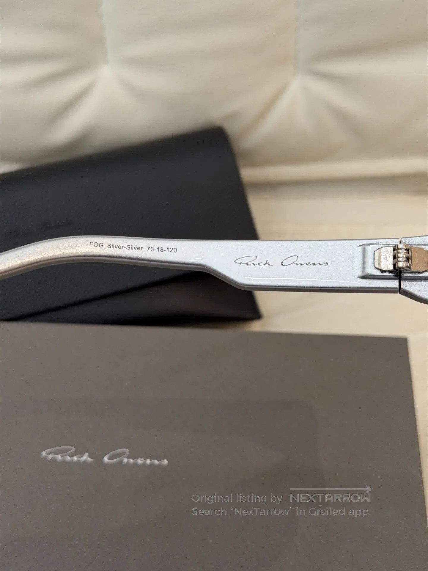 Rick Owens Rick Owens Reflective Runway Sunglasses. Size ONE SIZE - 5 Thumbnail
