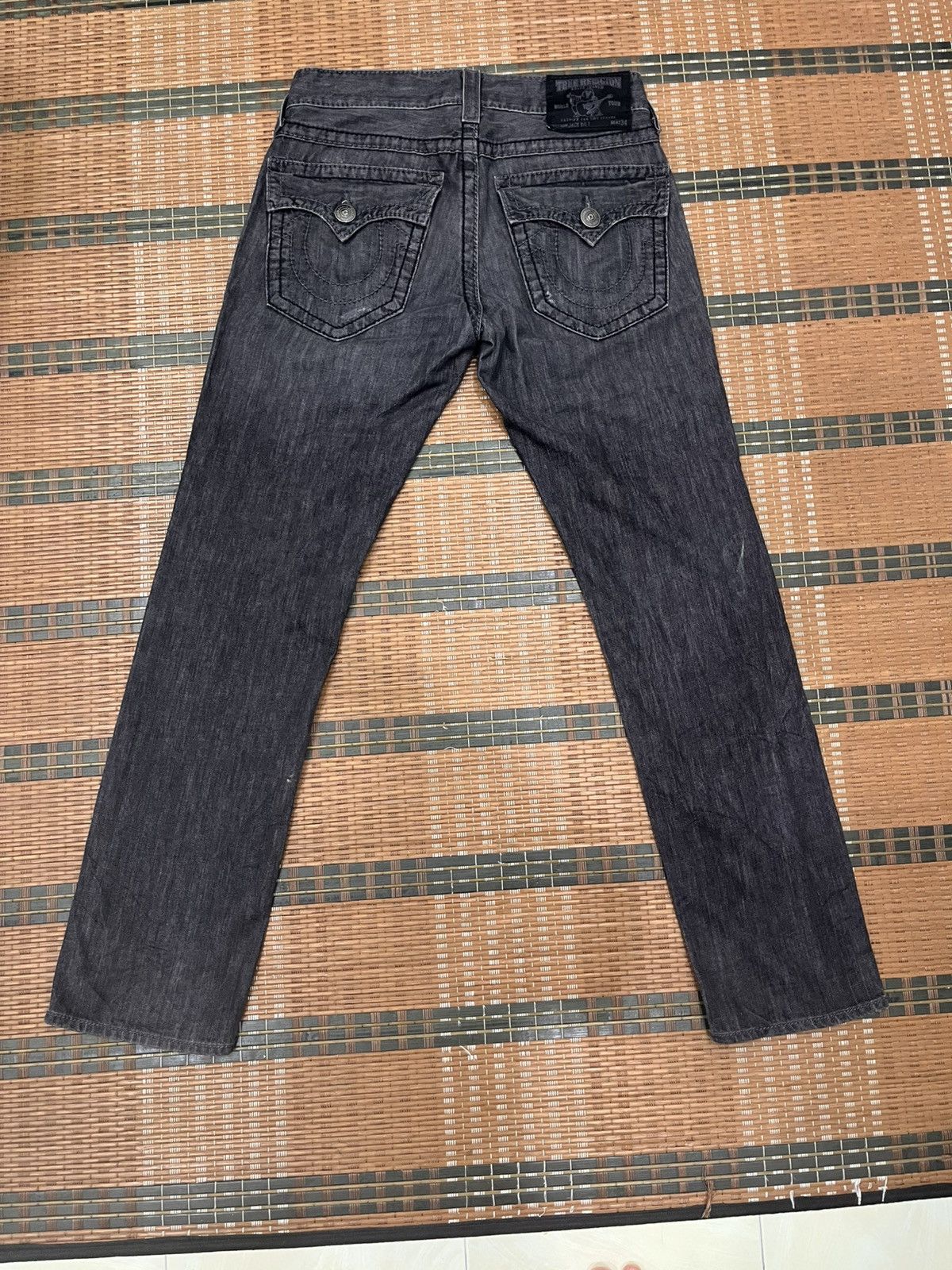 True Religion True Religion Jack Big T Distressed Denim Size US 32 / EU 48 - 2 Thumbnail