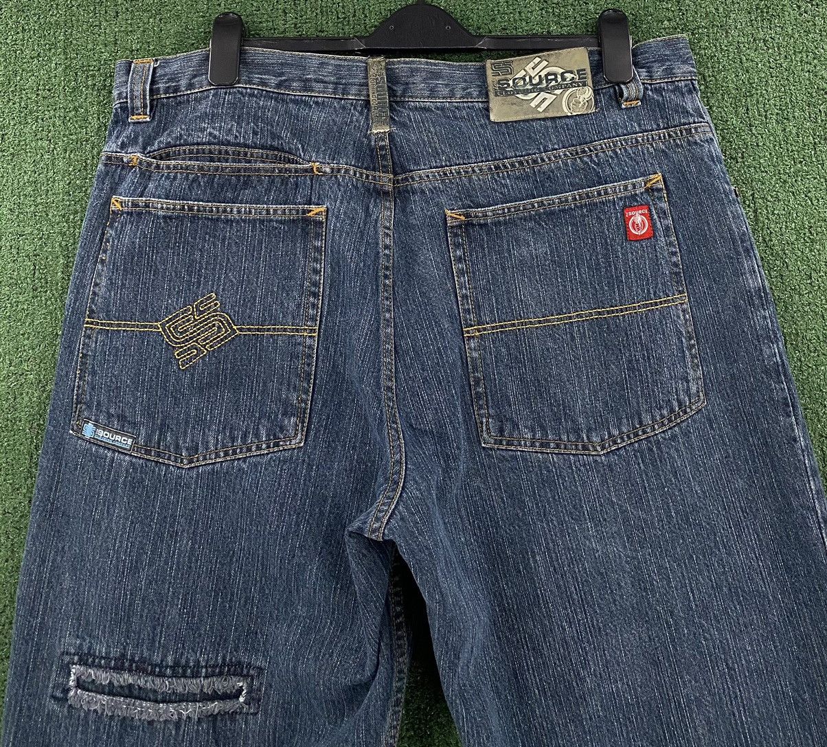 Other VTG 90’s The Source Hip Hop Embroidered Baggy Wide Leg Jeans Size US 38 / EU 54 - 6 Thumbnail