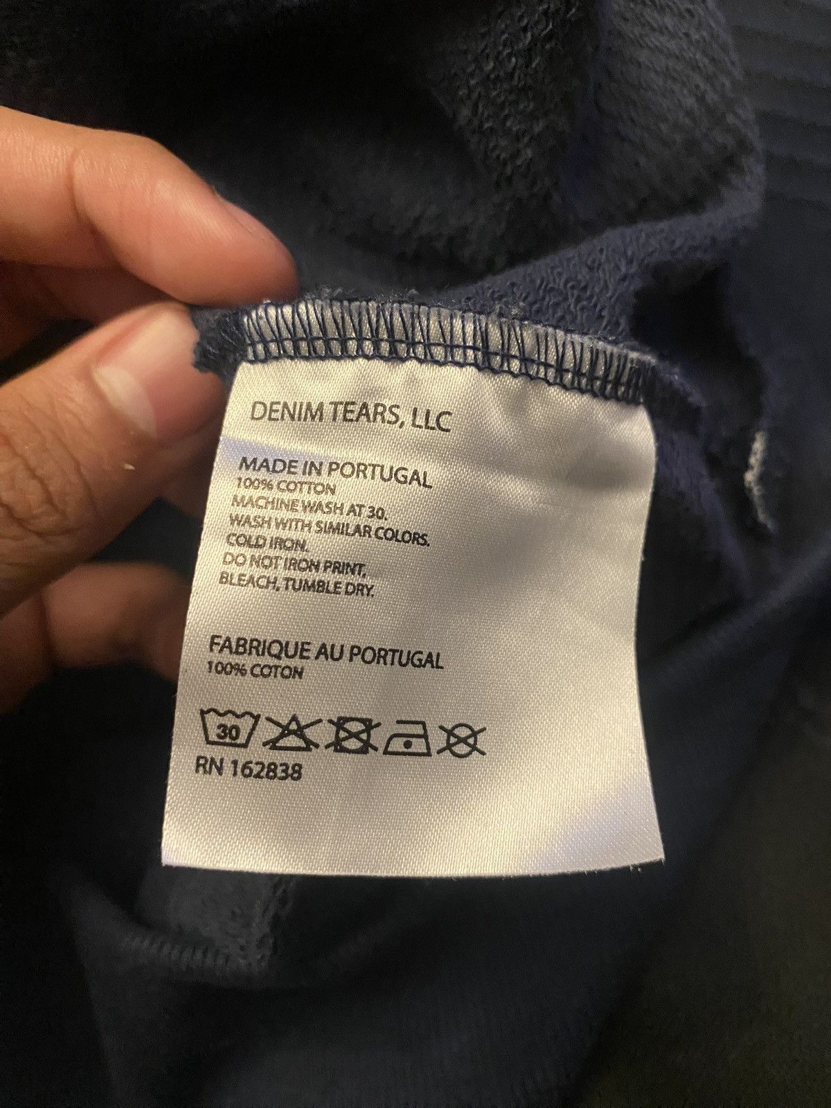 DENIM TEARS Denim Tears hoodie Navy blue Size US S / EU 44-46 / 1 - 3 Thumbnail