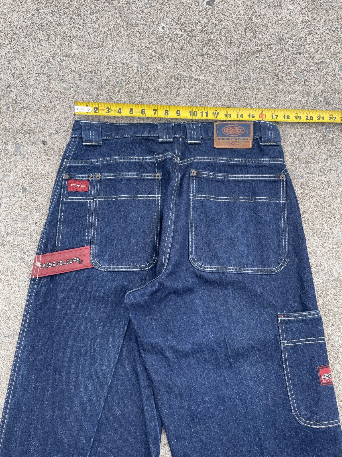 Cross Colours Y2K Cross Coloure Baggy Carpenter jeans Size US 34 / EU 50 - 9 Thumbnail