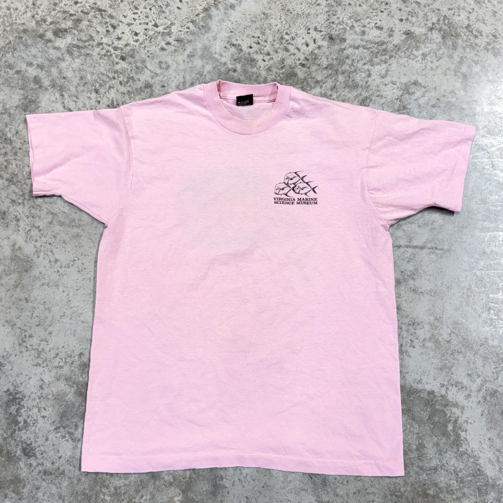 Vintage VINTAGE Virginia Marine Science Museum Shirt Mens XL Pink Dolphin Graphic 90s Size US XL / EU 56 / 4 - 5 Thumbnail