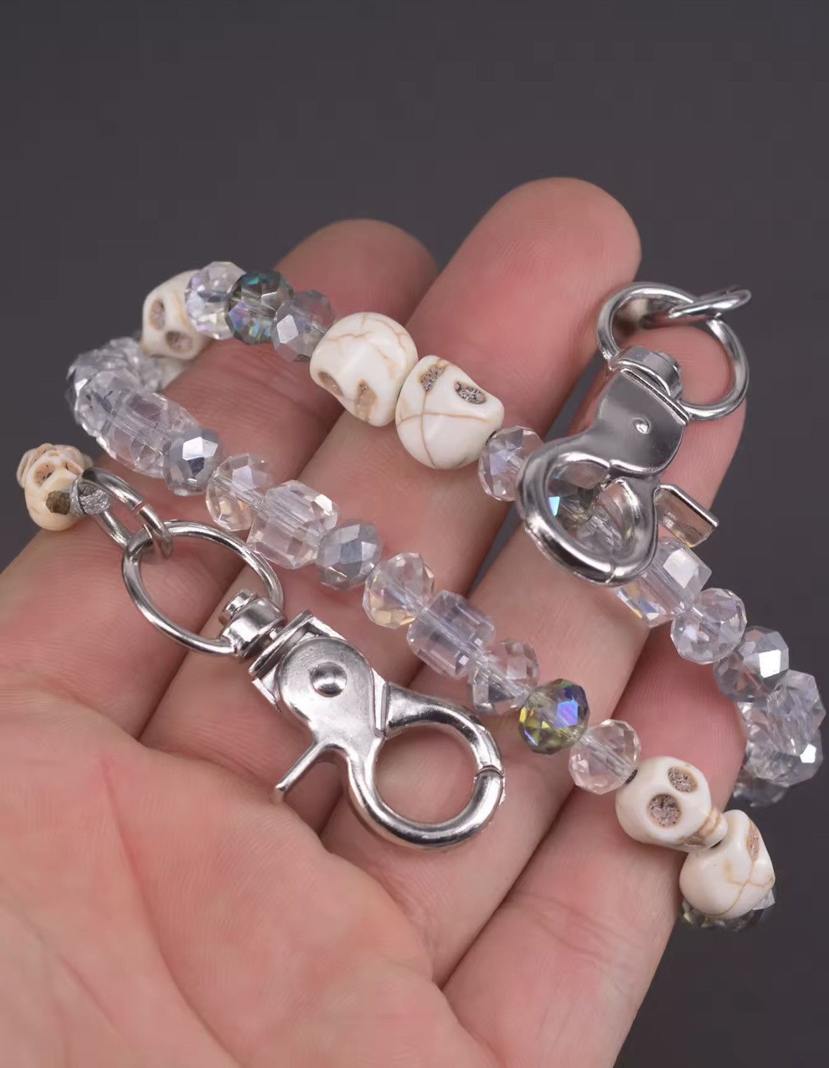 Other White Skull Waist Chain Size ONE SIZE - 3 Thumbnail
