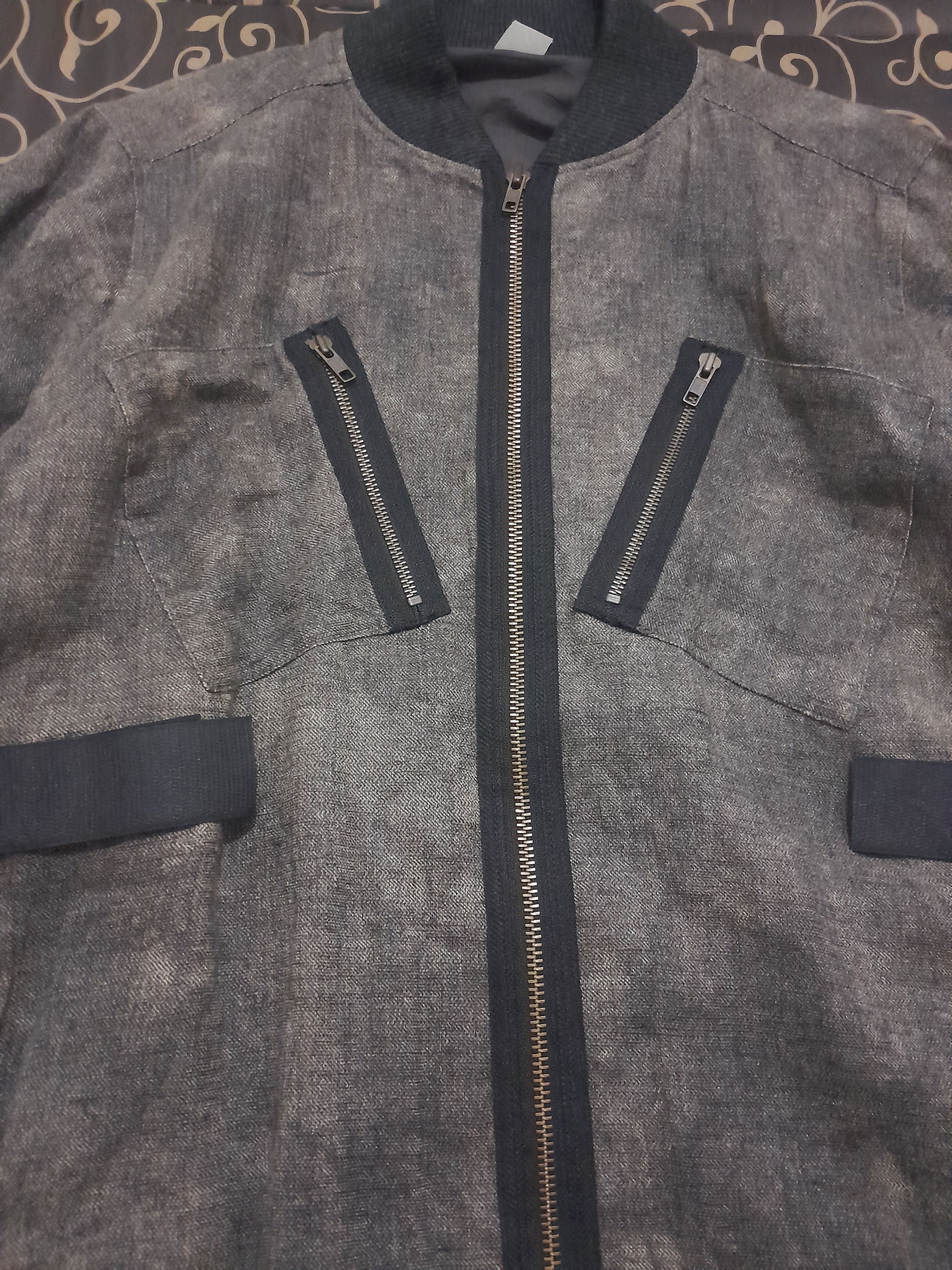 Fiberops Vintage fiberops linen bondage bomber jacket Size US L / EU 52-54 / 3 - 12 Thumbnail