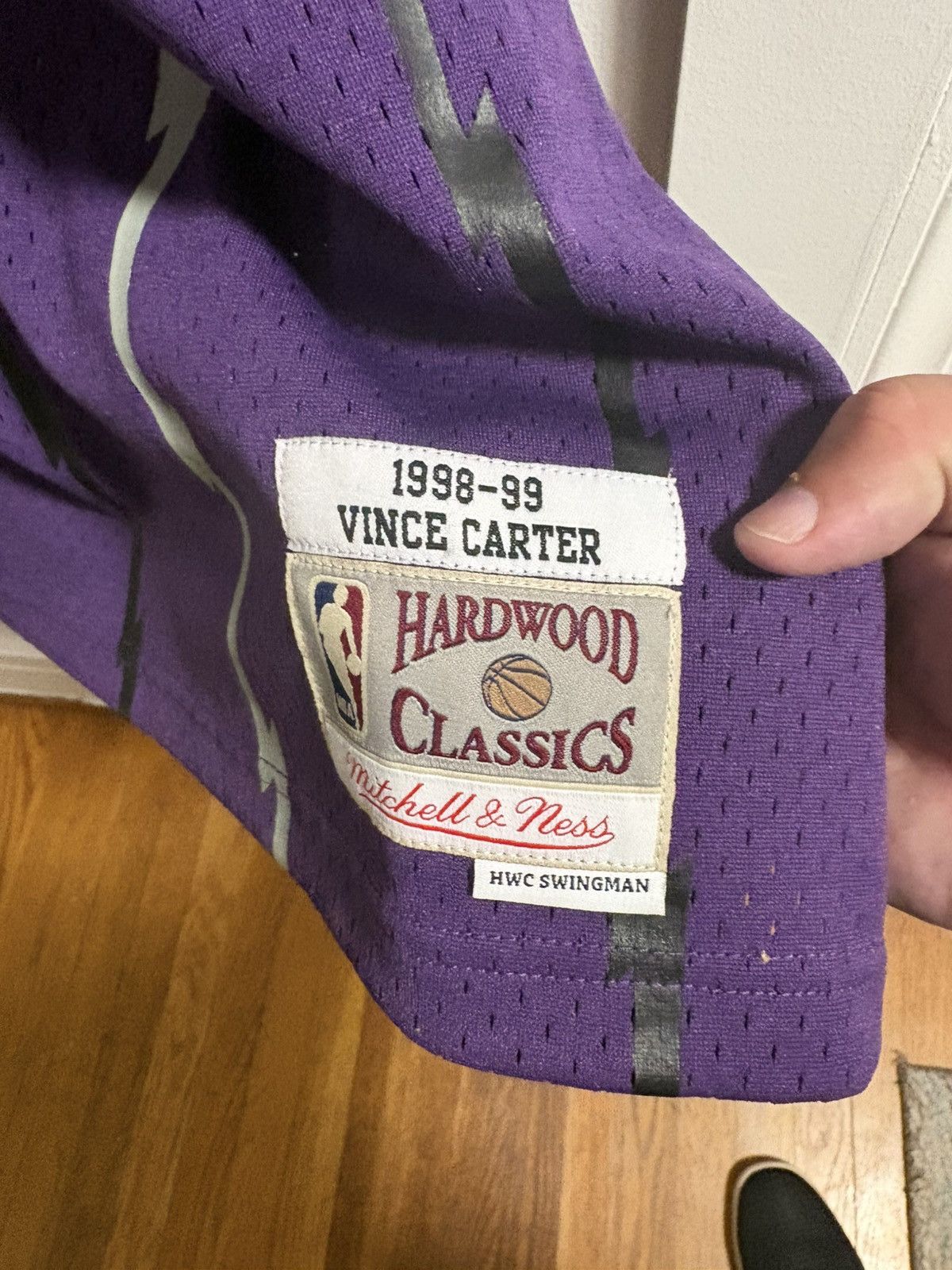 Mitchell & Ness Mitchell & Ness Vince Carter Raptors Purple Dinosaur L Size US L / EU 52-54 / 3 - 3 Thumbnail