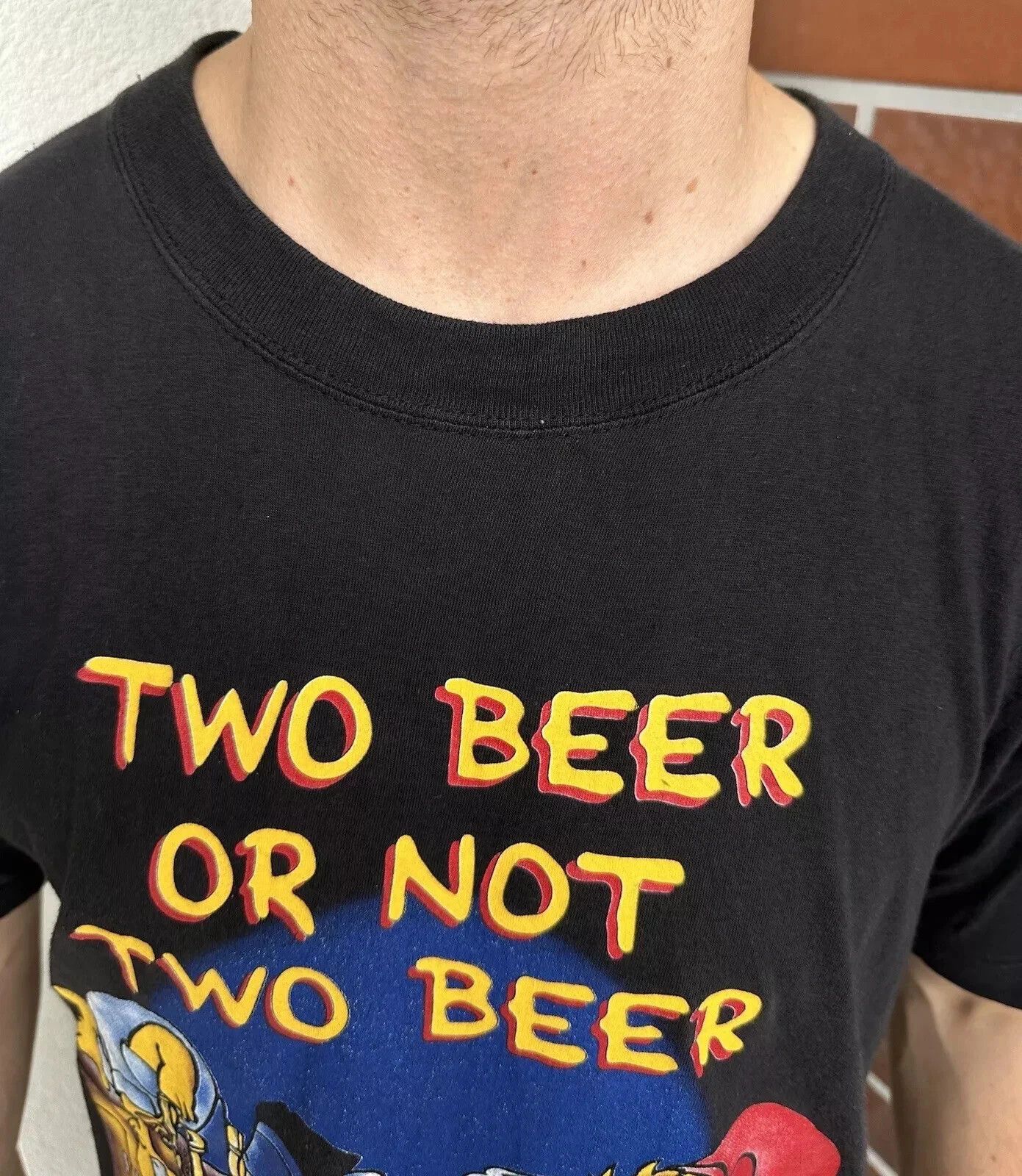 Vintage Vintage 1999 90s The Simpsons Two Beer Tee T-Shirt Men's Size US XL / EU 56 / 4 - 6 Thumbnail