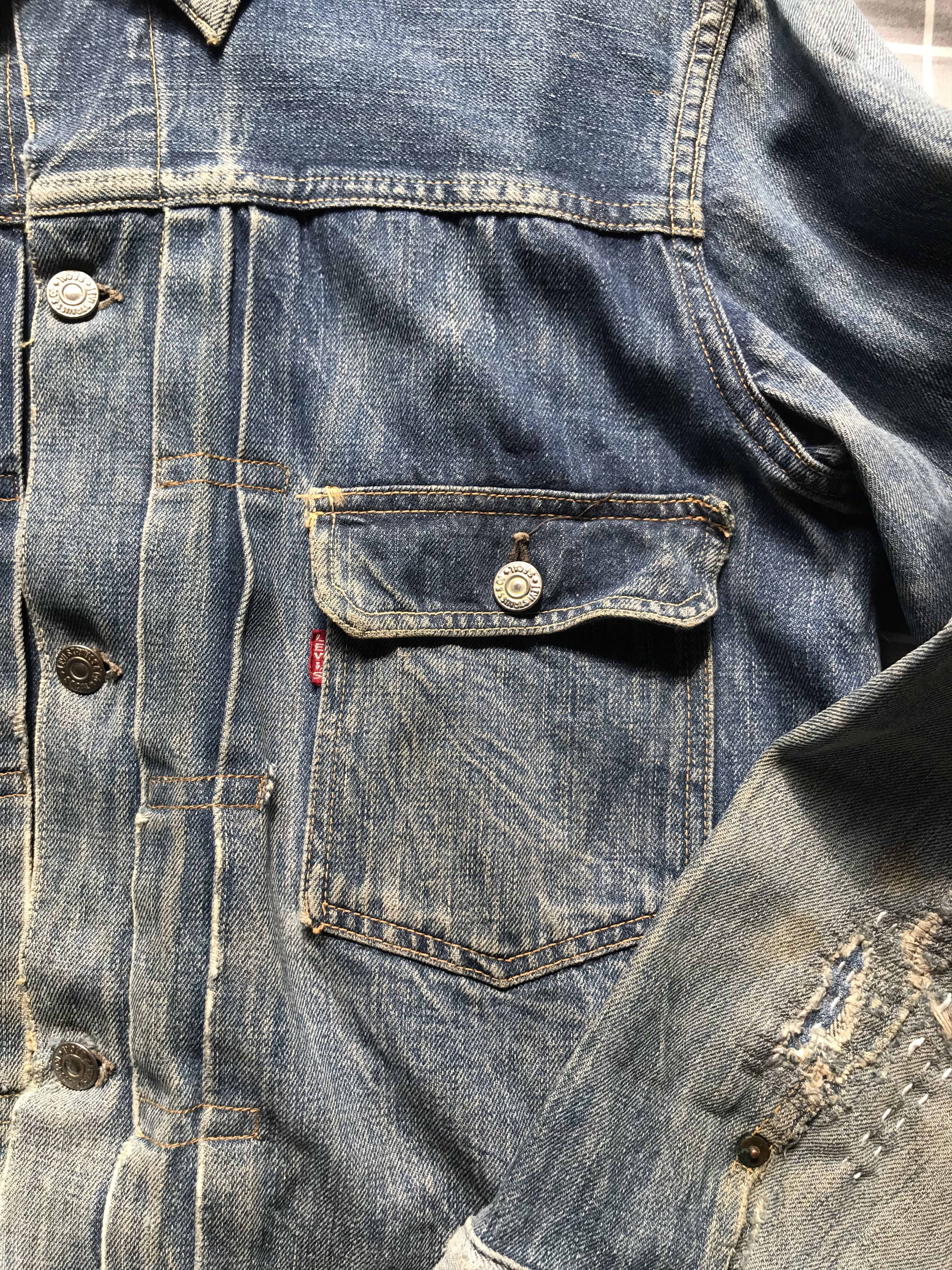 Levi's 1950s Levi’s 507xx Denim Jacket Type 2 2nd Generation Size US L / EU 52-54 / 3 - 9 Thumbnail