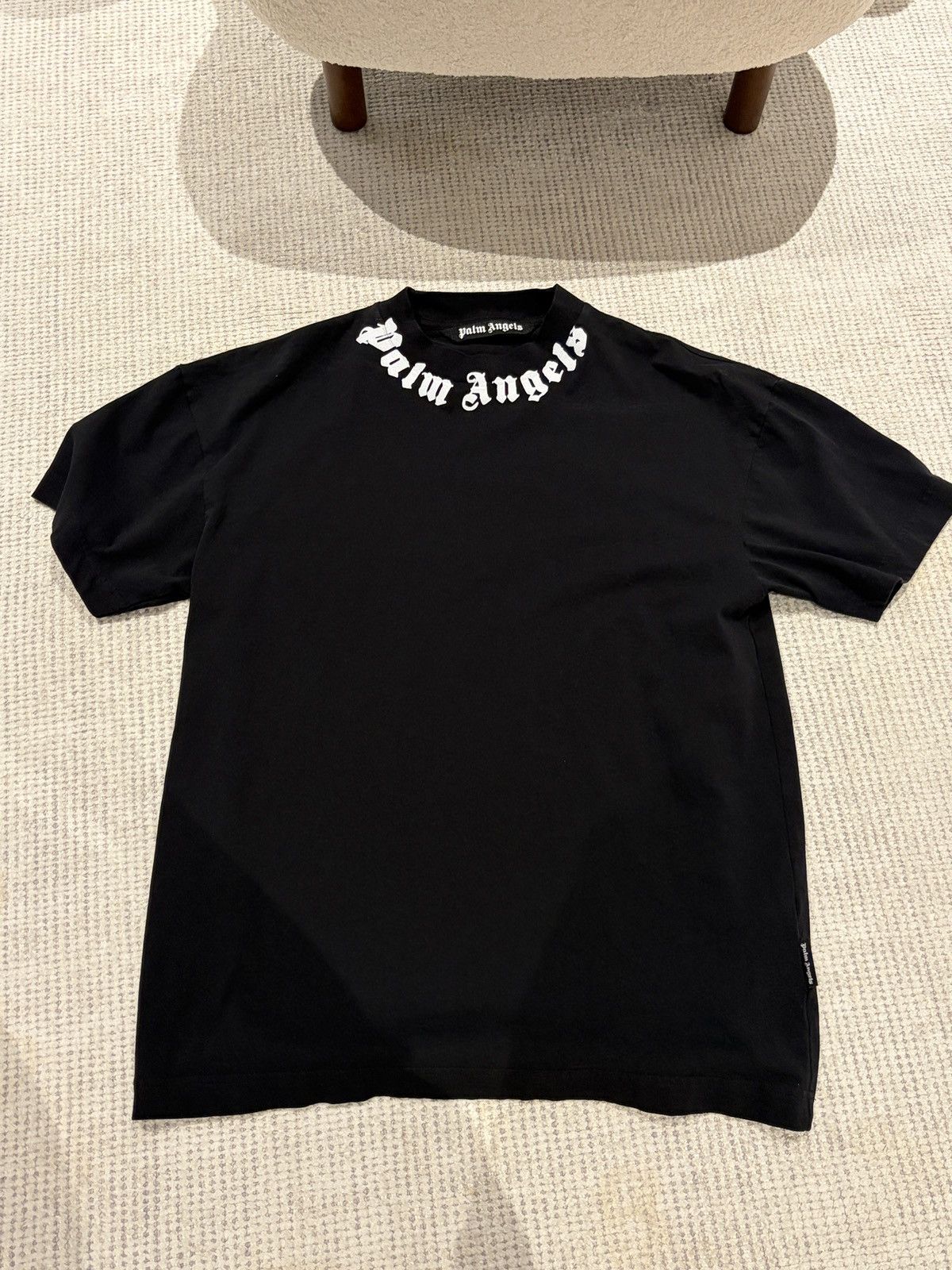 Palm Angels Palm angels neck logo shirt Size US M / EU 48-50 / 2 - 1 Thumbnail