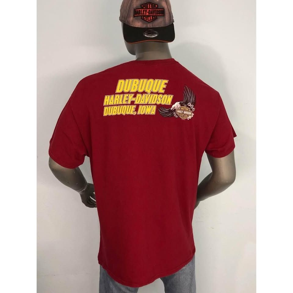 Harley Davidson Harley Davidson T-shirt XL Men DUBUQUE , IOWA Size US XL / EU 56 / 4 - 2 Thumbnail