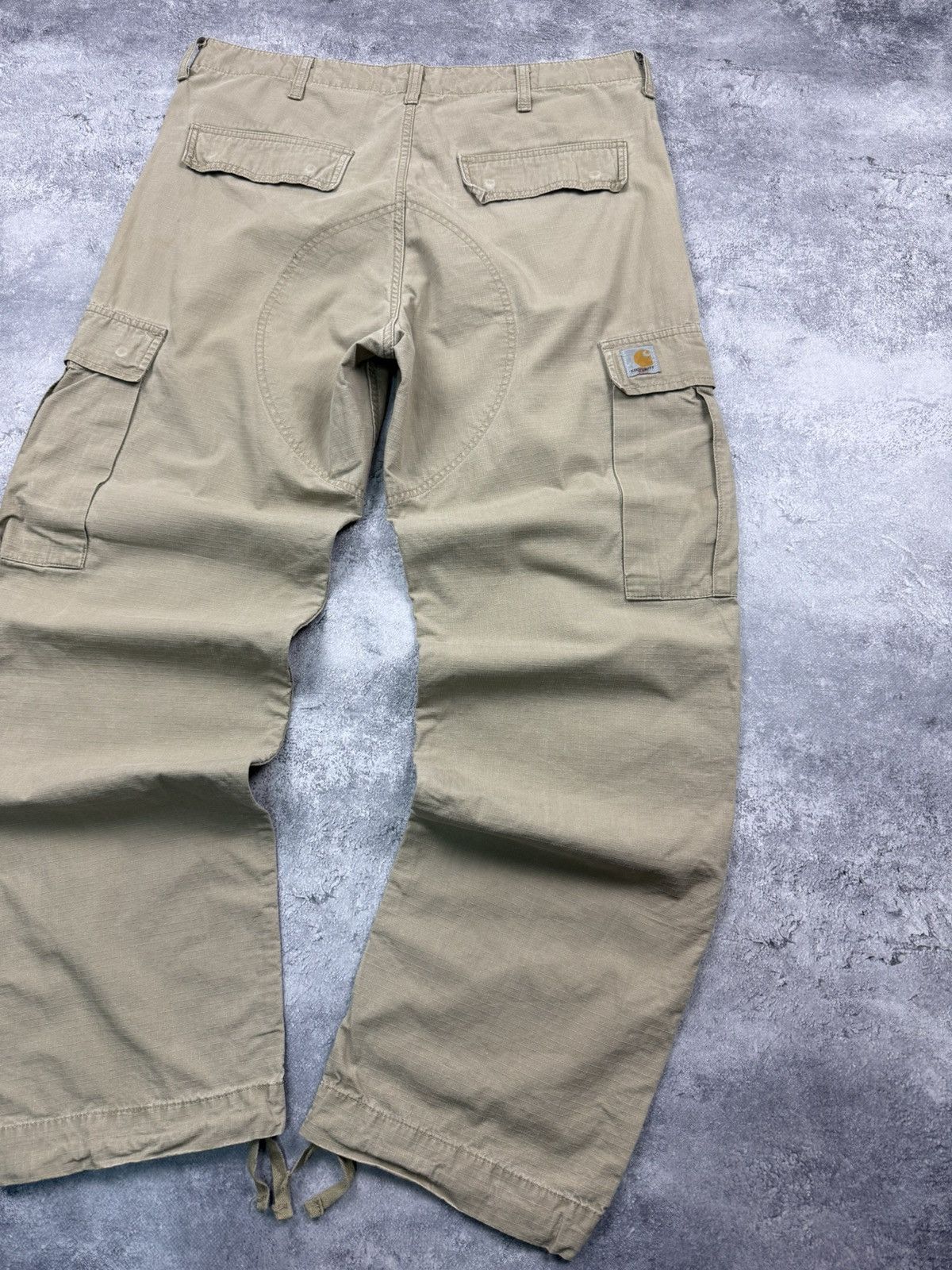 Carhartt Vintage Carhartt Cargo Pants Beige Work Regular Baggy Y2K Size US 34 / EU 50 - 6 Thumbnail