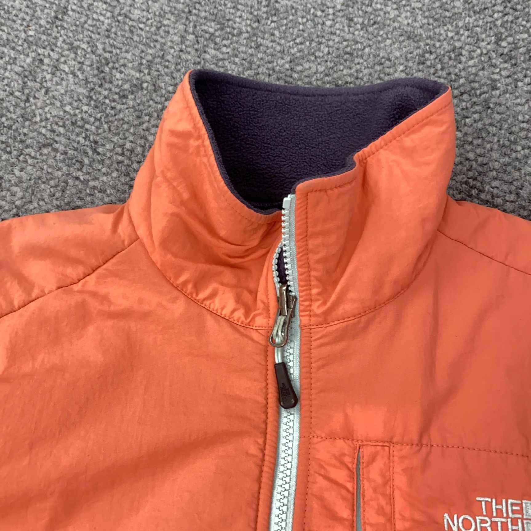 The North Face North Face Jacket Womens Medium Orange Purple Full Zip Fleece Softshell Outdoors Size M / US 6-8 / IT 42-44 - 4 Thumbnail