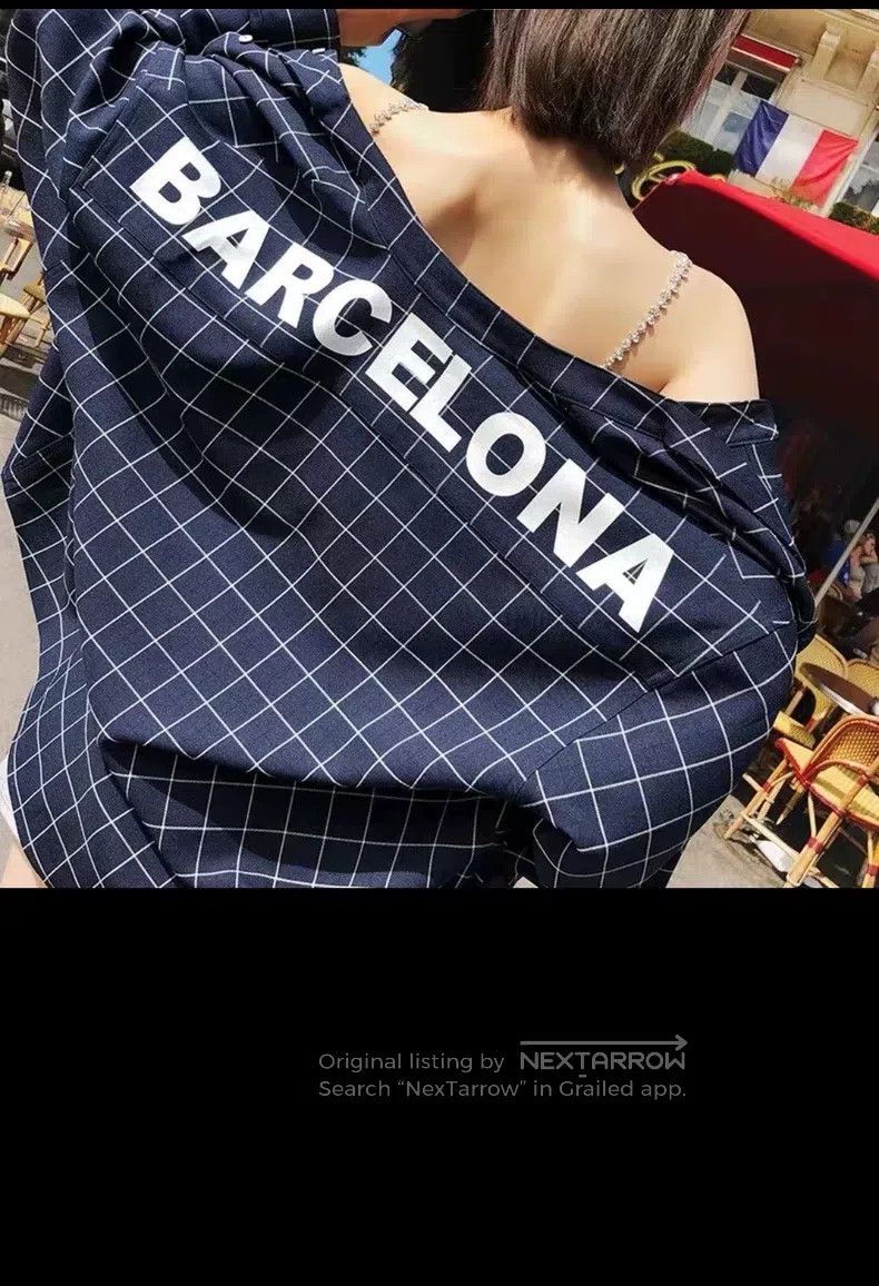 Balenciaga Balenciaga Back logo checkered shirt Size 4XL / US 24-26 - 7 Thumbnail