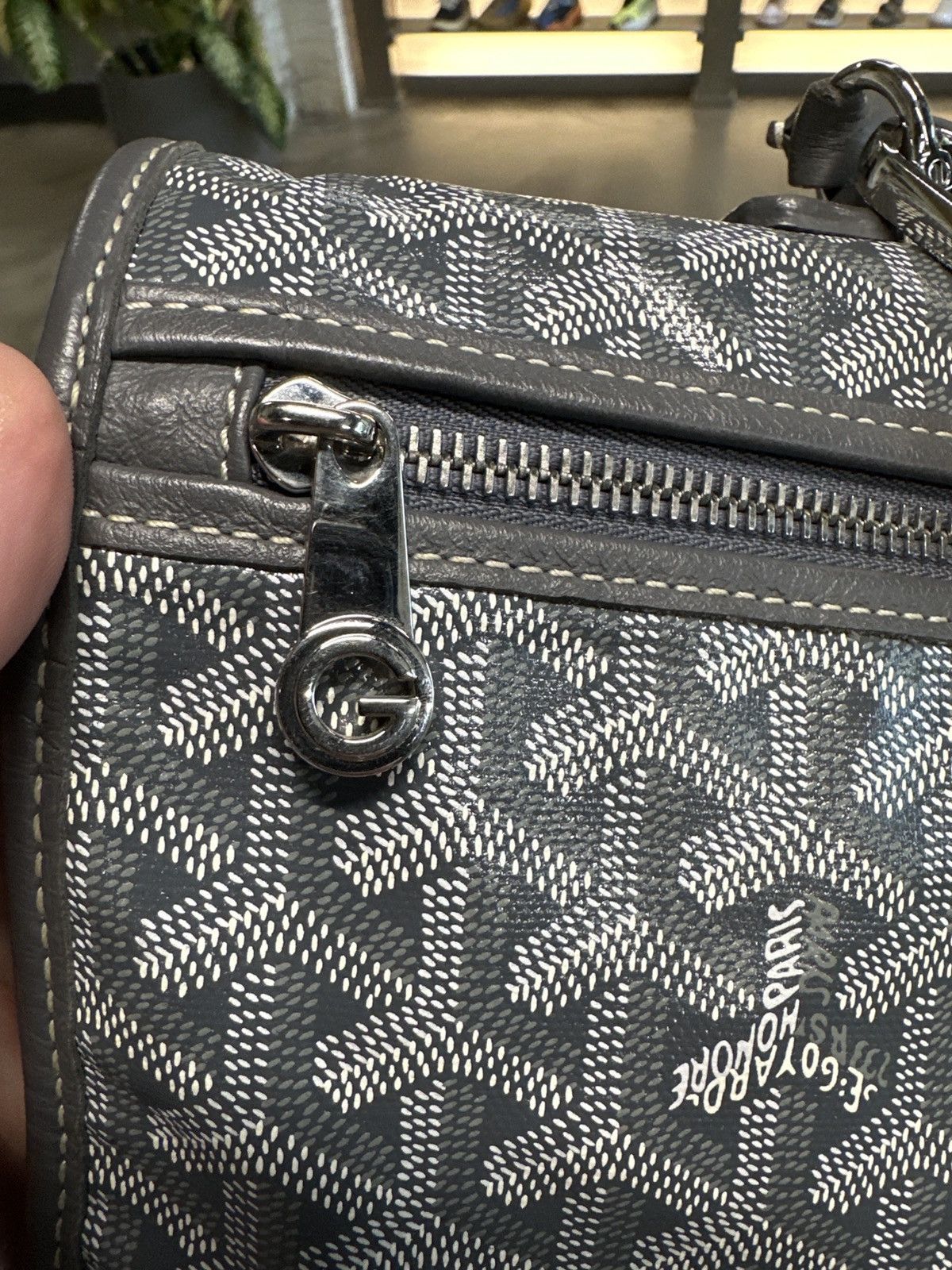 Goyard Goyard Gray Goyard Saint Léger Backpack Gray Size ONE SIZE - 12 Thumbnail