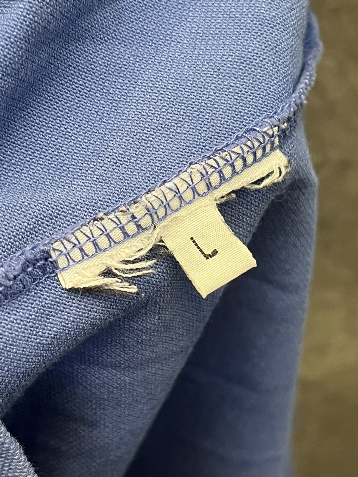 Massimo Osti × Stone Island × Vintage Stone Island Patch Program Distressed Polo Shirt Y2K Size US L / EU 52-54 / 3 - 5 Thumbnail