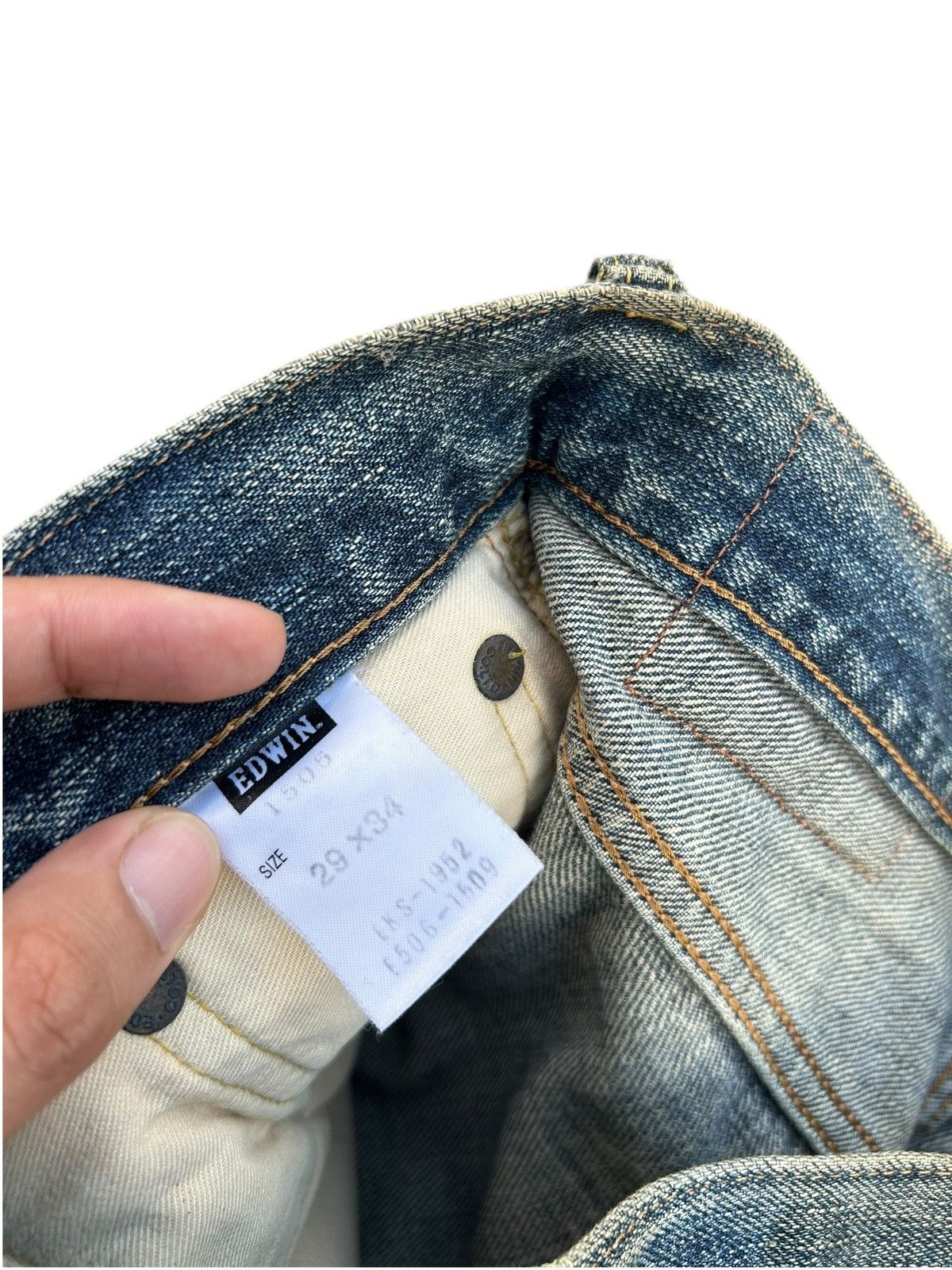 Kapital Vintage Edwin 505Z Selvedge Rusty Repair Alter Denim Jeans Size US 29 - 12 Thumbnail