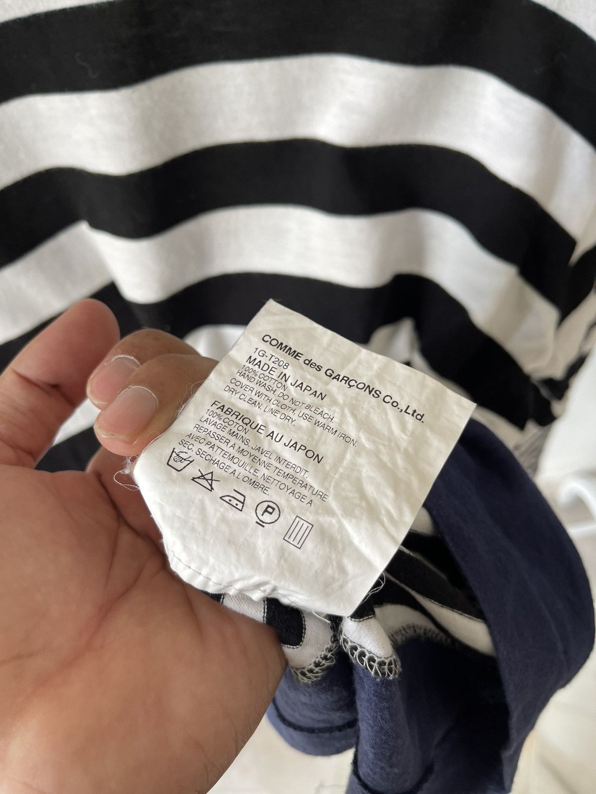 Comme des Garcons × Comme des Garcons Black × Comme des Garcons Homme Plus 2010 Comme Des Garçons Black Stripe long sleeve Size US M / EU 48-50 / 2 - 9 Thumbnail