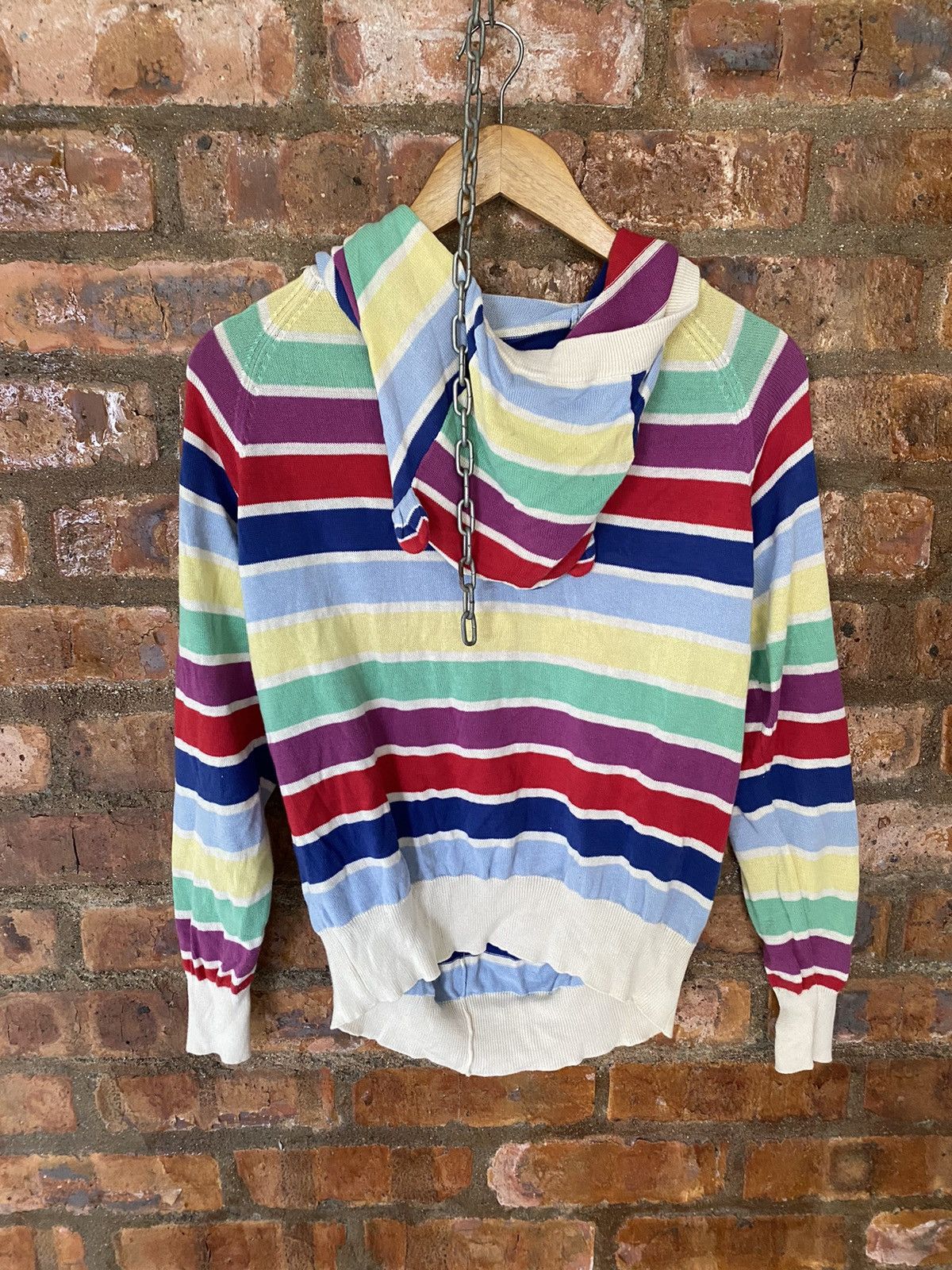 Ne-Net Cat ears Rainbow bono knit hoodie Size US M / EU 48-50 / 2 - 8 Thumbnail