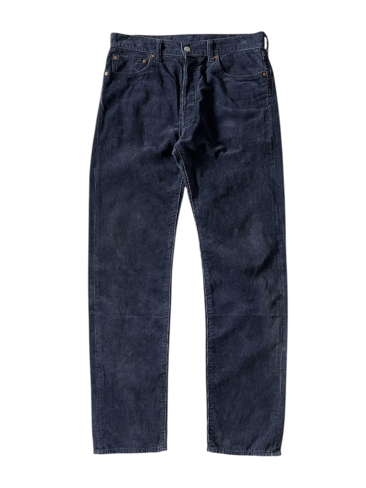 KATO Triple A by Kato’ Indigo Corduroy Pants Size US 32 / EU 48 - 3 Thumbnail