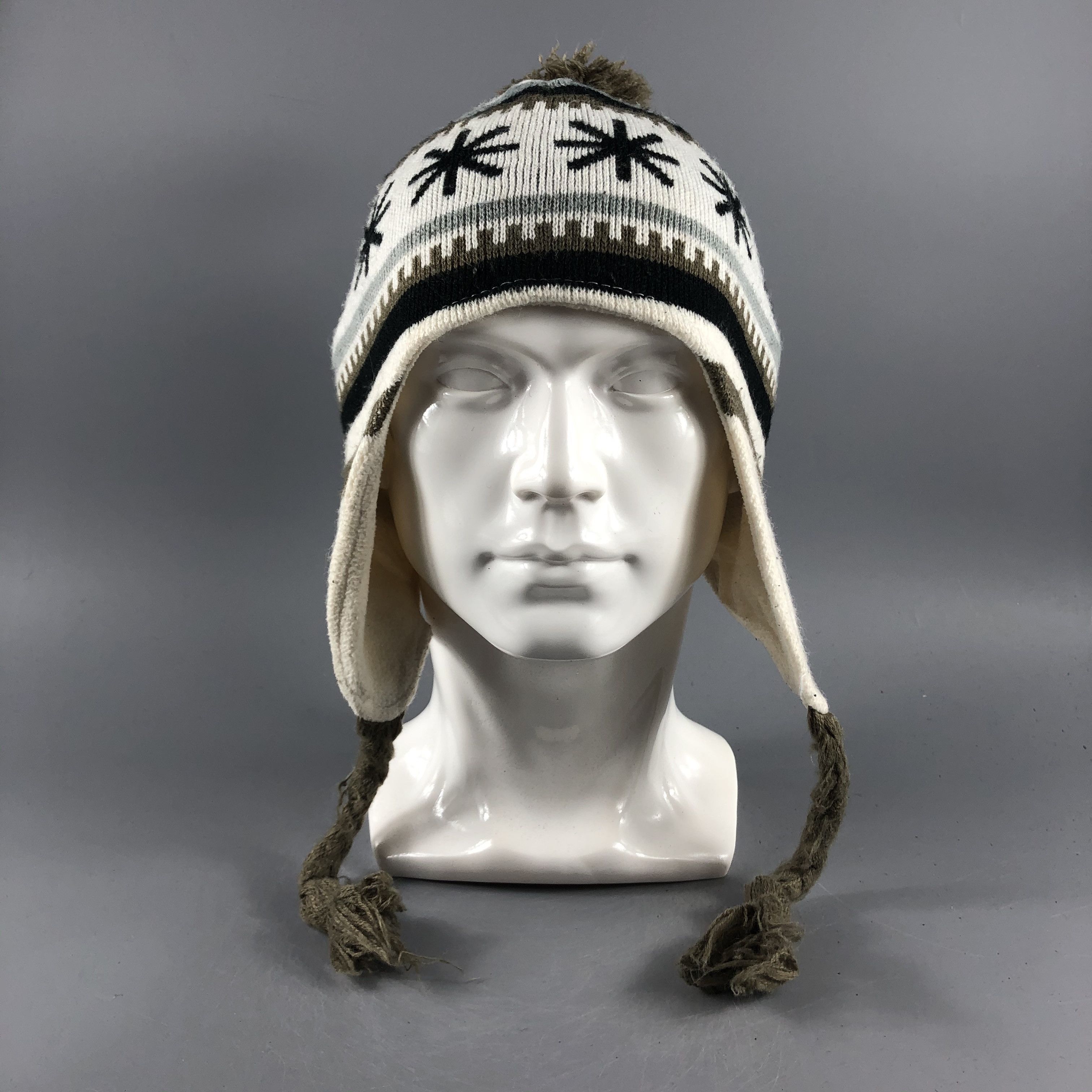 Japanese Brand × Vintage Unknown Ear Flap Hat Beanie Snow Hat Snow Cap -D321 Size ONE SIZE - 6 Thumbnail