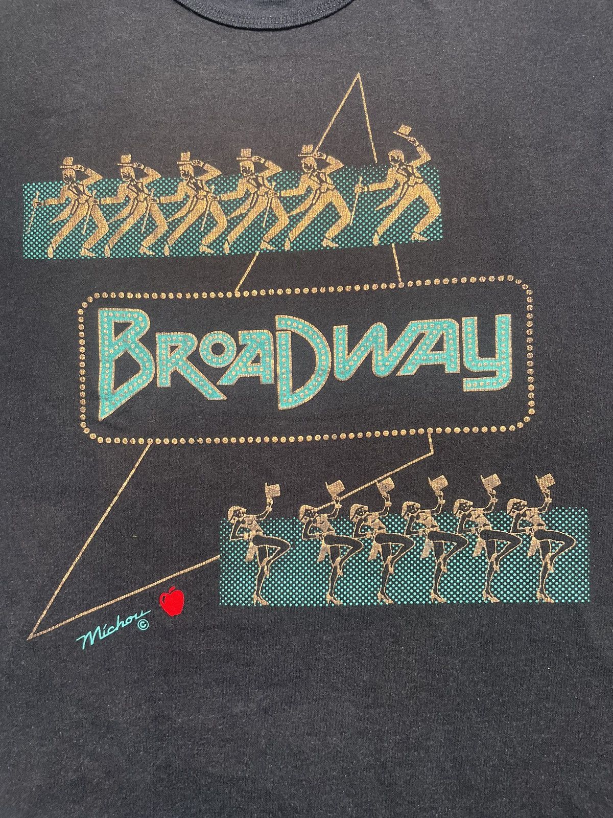 Vintage Vintage 80’s Broadway Tshirt Size US L / EU 52-54 / 3 - 14 Thumbnail