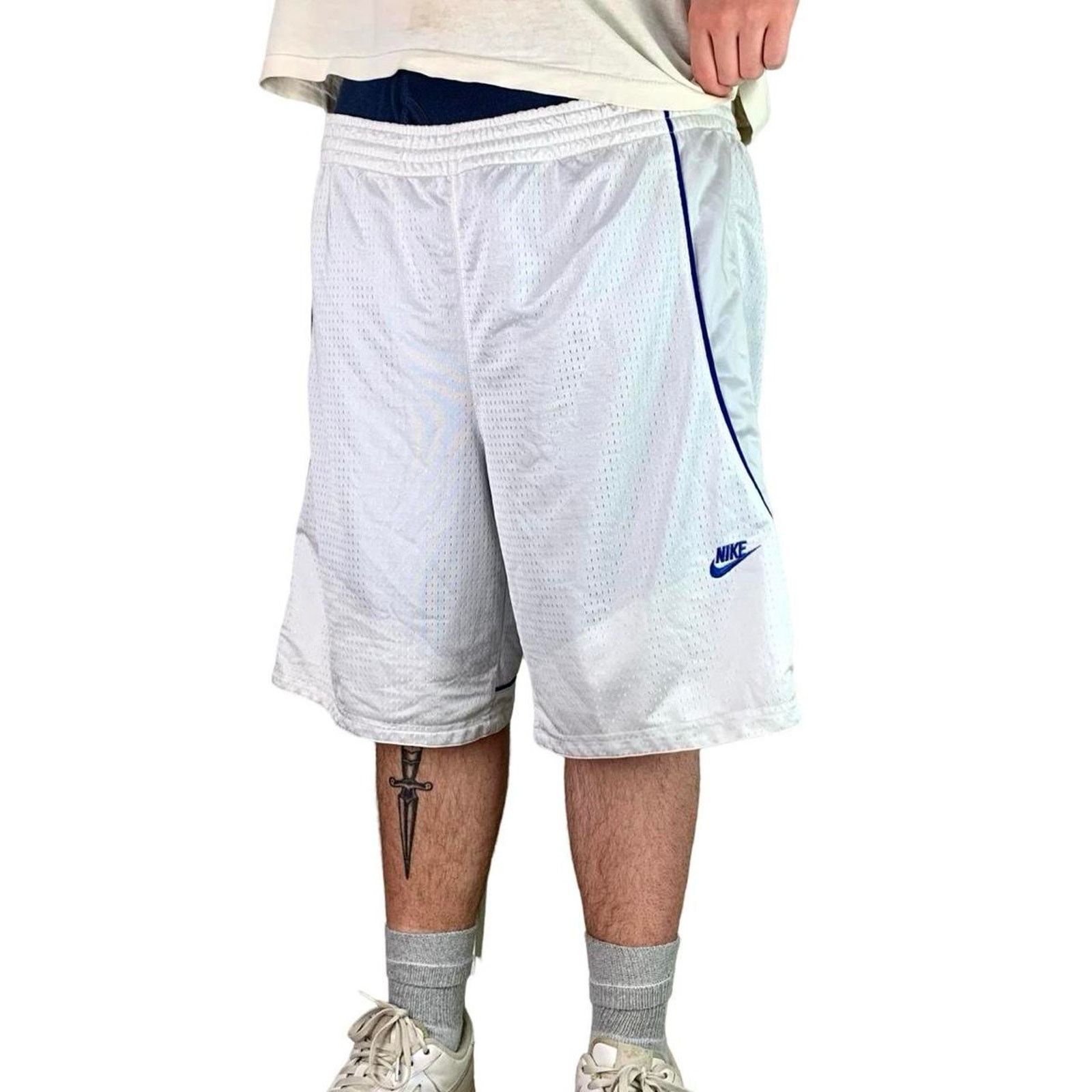 Nike × Vintage Y2K Vintage Nike Baggy Reversible Shorts Size US 40 / EU 56 - 2 Thumbnail