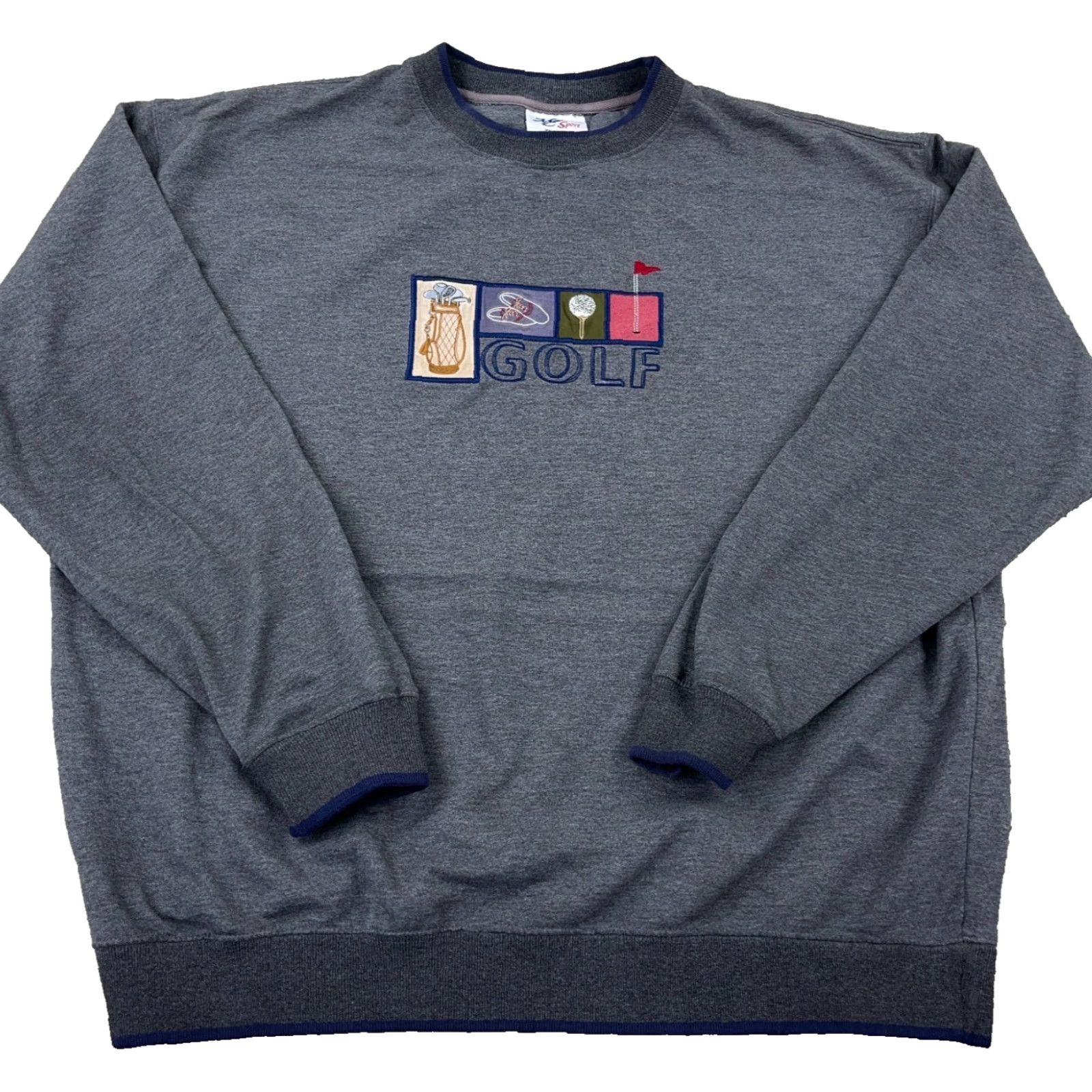 Vintage VINTAGE ME Sport Sweatshirt Men 2XL Gray Crewneck Pullover Embroidered Funny, 90s, American, Classic, Hipster, Retro Size US XXL / EU 58 / 5 - 2 Thumbnail