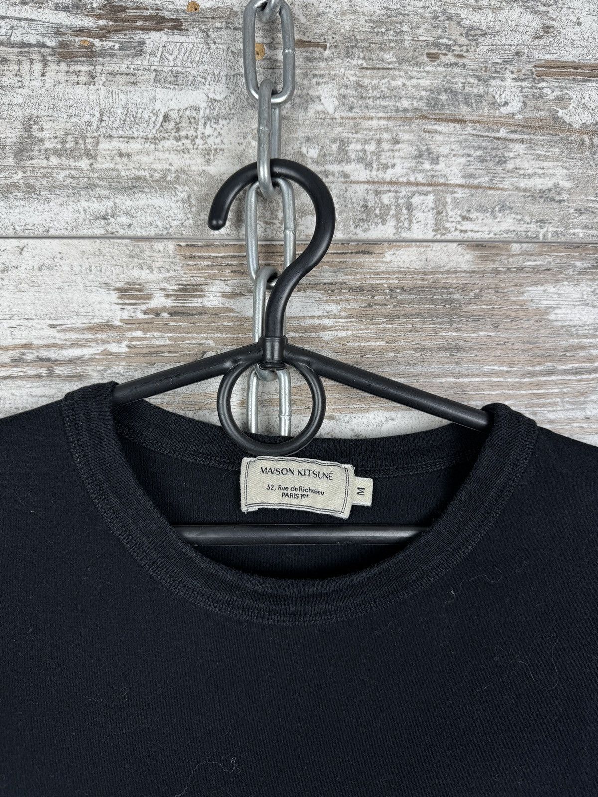 Maison Kitsune Mens Maison Kitsune T-Shirt black cotton tee size M Size US M / EU 48-50 / 2 - 4 Thumbnail