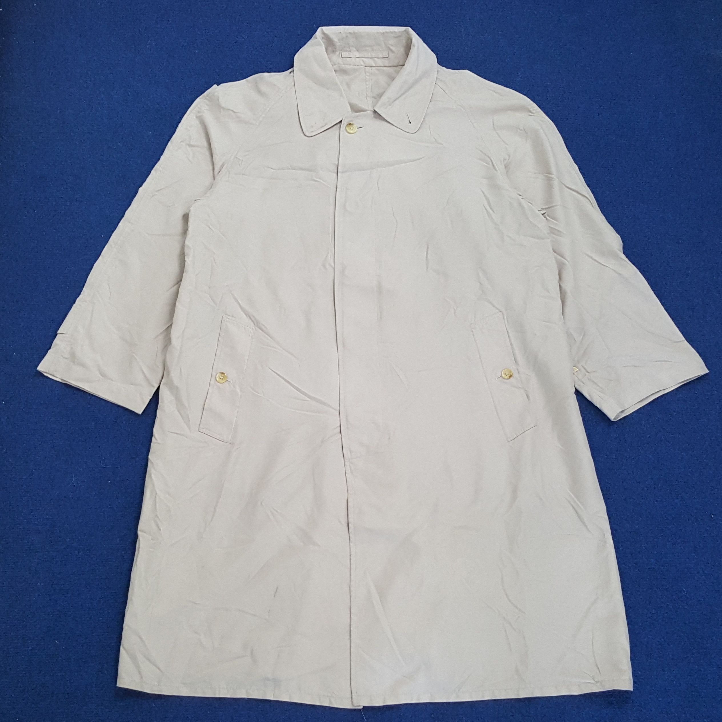Burberry × Vintage Vintage Burberrys' Luxury Brand Trench Jacket Size US L / EU 52-54 / 3 - 1 Thumbnail
