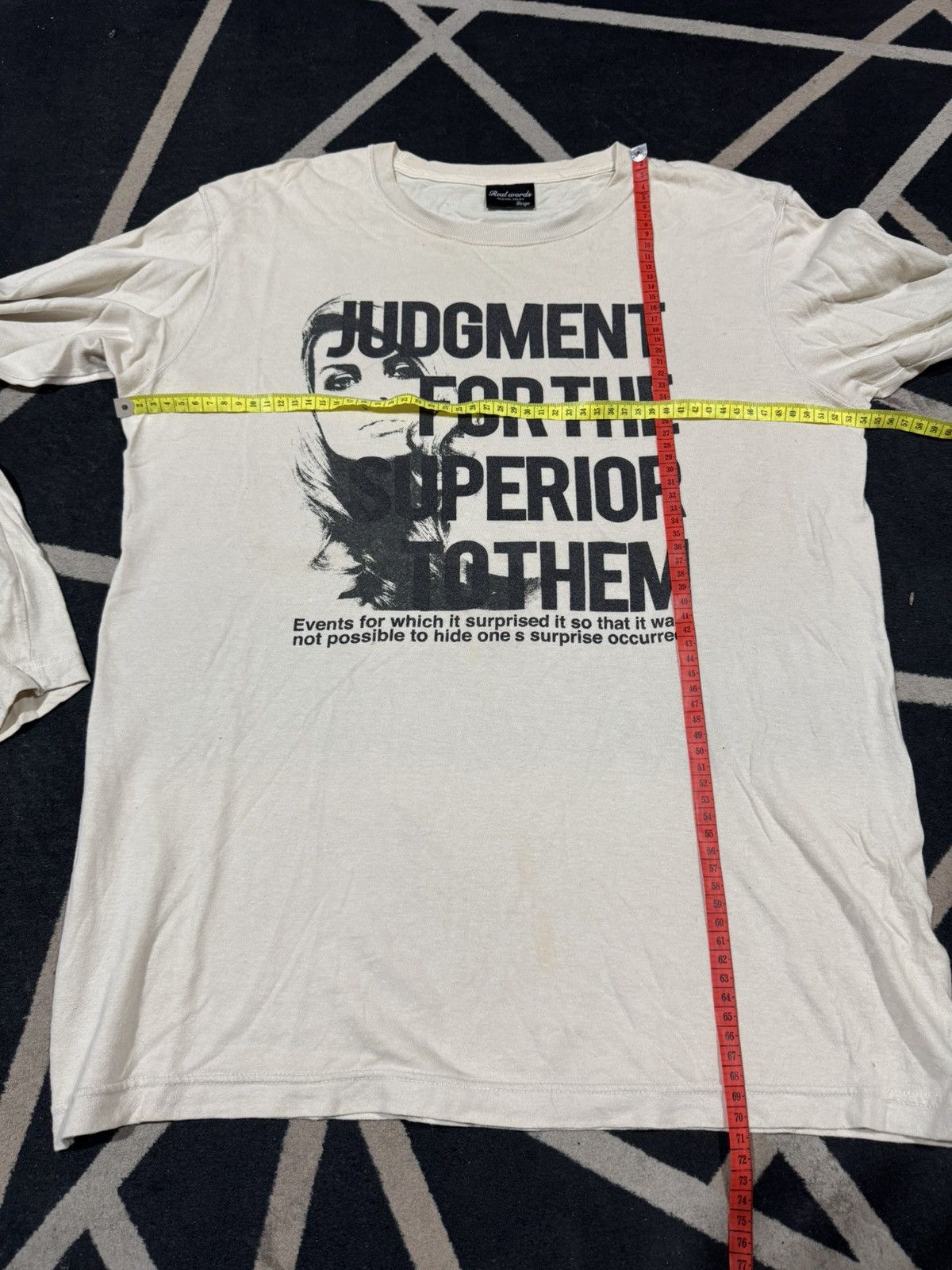 Hysteric Glamour Real Words Judgment Poem Japanese Long Sleeve Size US L / EU 52-54 / 3 - 5 Thumbnail