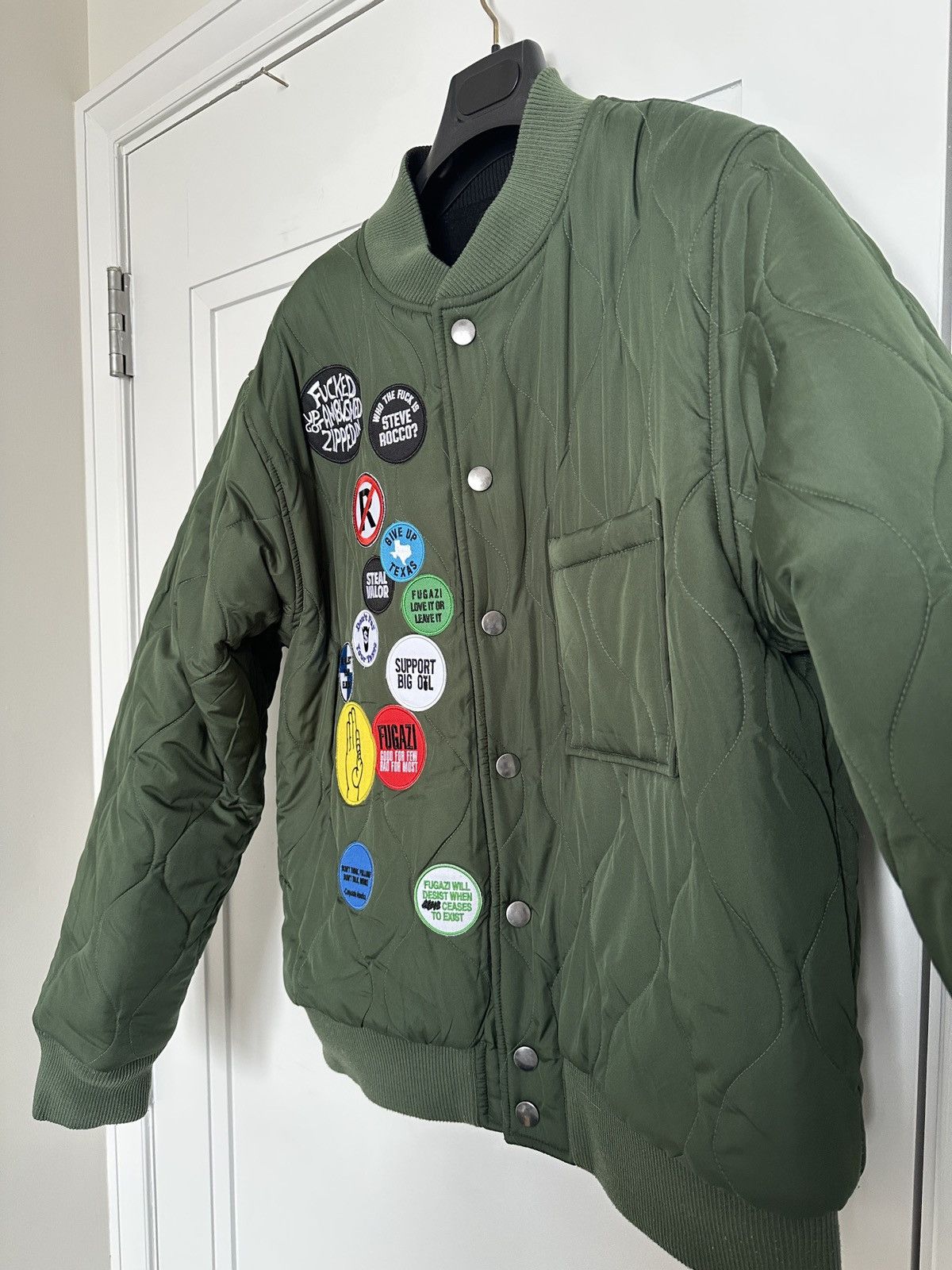 Fugazi "VEBLEN" REVERSIBLE VARSITY JACKET Size US L / EU 52-54 / 3 - 10 Thumbnail