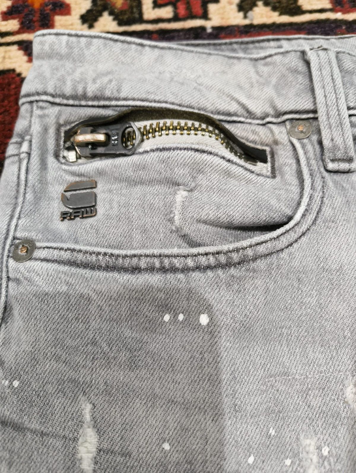 G-Star G-Star RAW 3301 Studs Slim Size US 32 / EU 48 - 6 Thumbnail