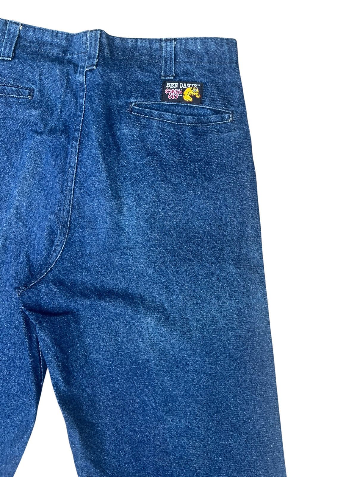 Ben Davis Vintage 90s Ben Davis Heavy Denim Gorilla Cut Baggy Jeans Size US 35 - 15 Thumbnail