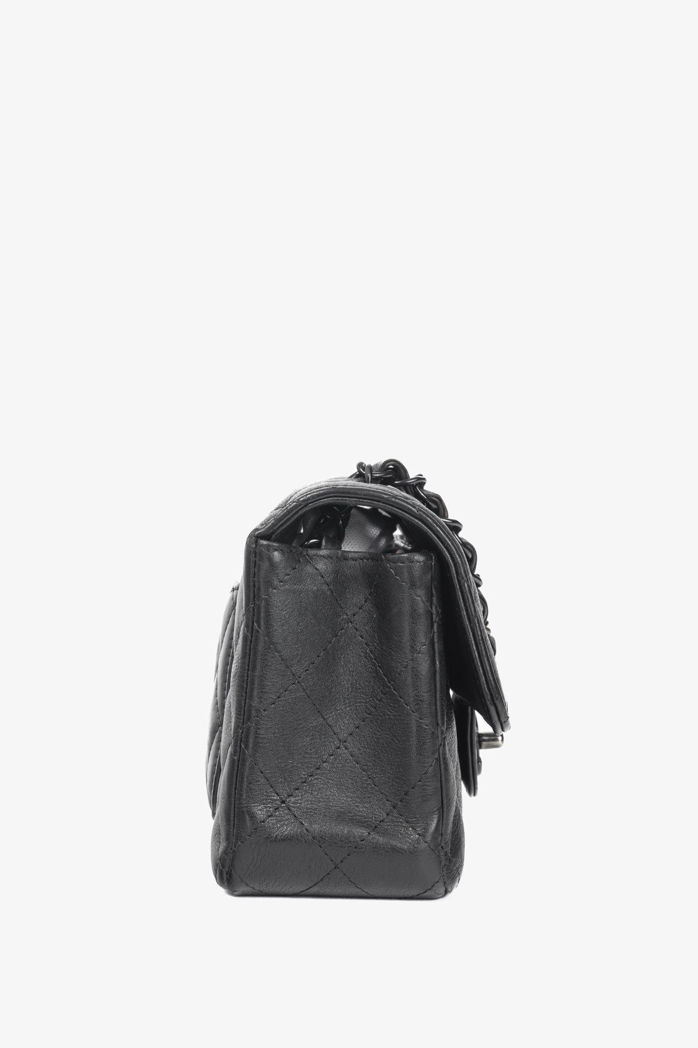 Chanel Chanel S17 Mini Classic Black Lambskin Quilted Flap Bag Size ONE SIZE - 3 Thumbnail