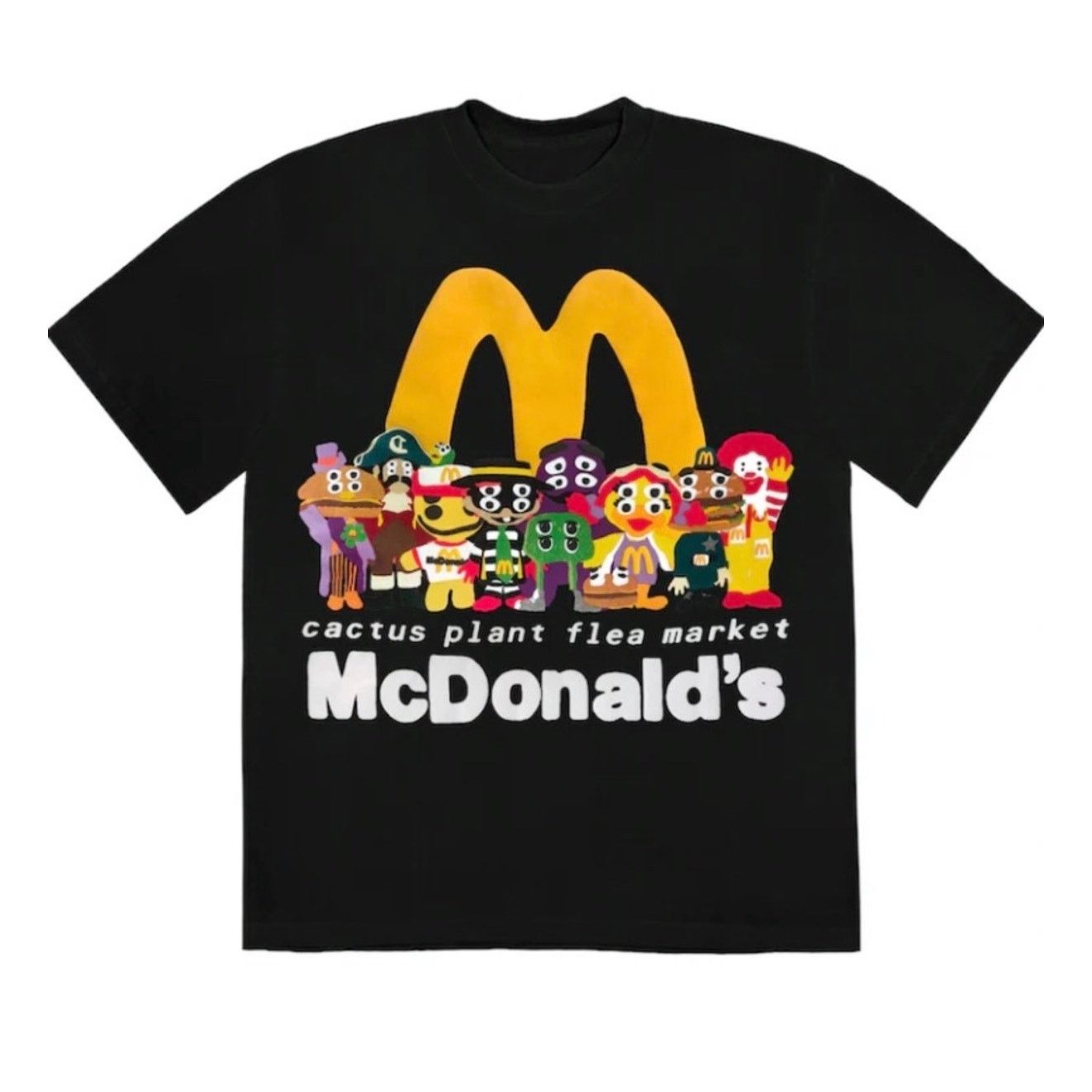 Cactus Plant Flea Market CPFM x McDonald's Cactus Buddy & Friends Tee Black Size L Size US L / EU 52-54 / 3 - 1 Thumbnail