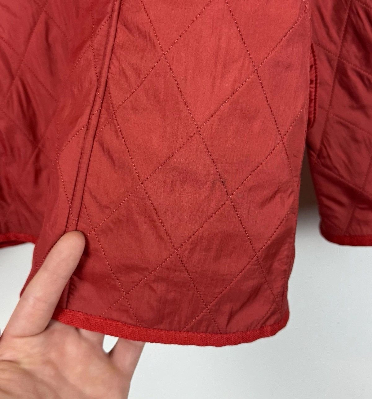 Barbour Barbour International Quilted Full Zip Jacket Women’s Red Size M / US 6-8 / IT 42-44 - 12 Thumbnail