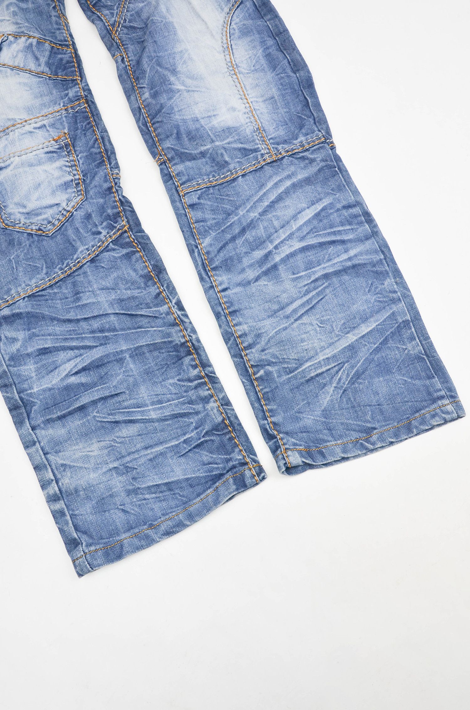 Japanese Brand Kosmo Lupo Y2K Distressed Panel Denim Jeans - Size 32 Size US 32 / EU 48 - 11 Thumbnail