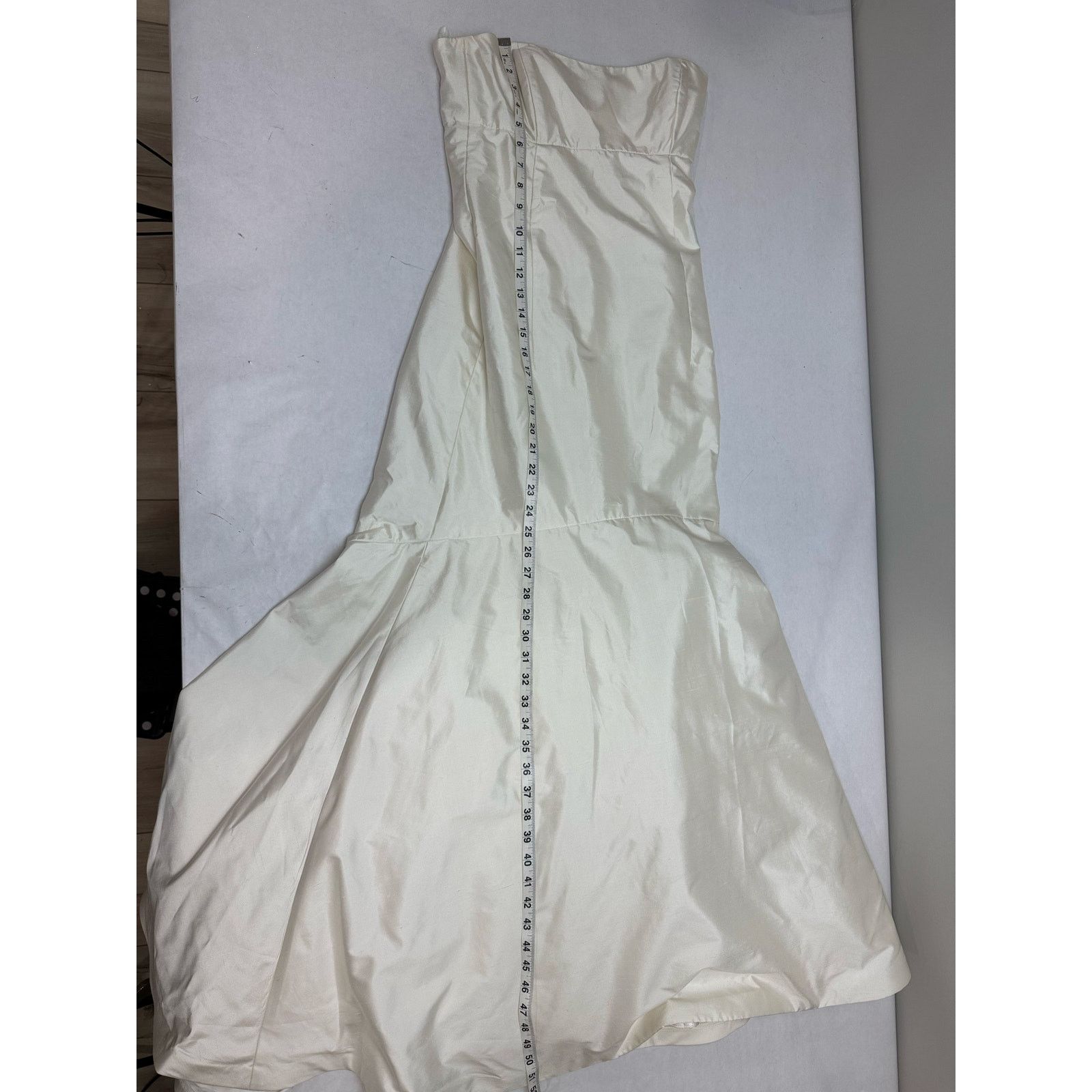 Other Jenny Yoo Wedding Dress Fit Flare 100% Silk Strapless 2 Size XS / US 0-2 / IT 36-38 - 6 Thumbnail
