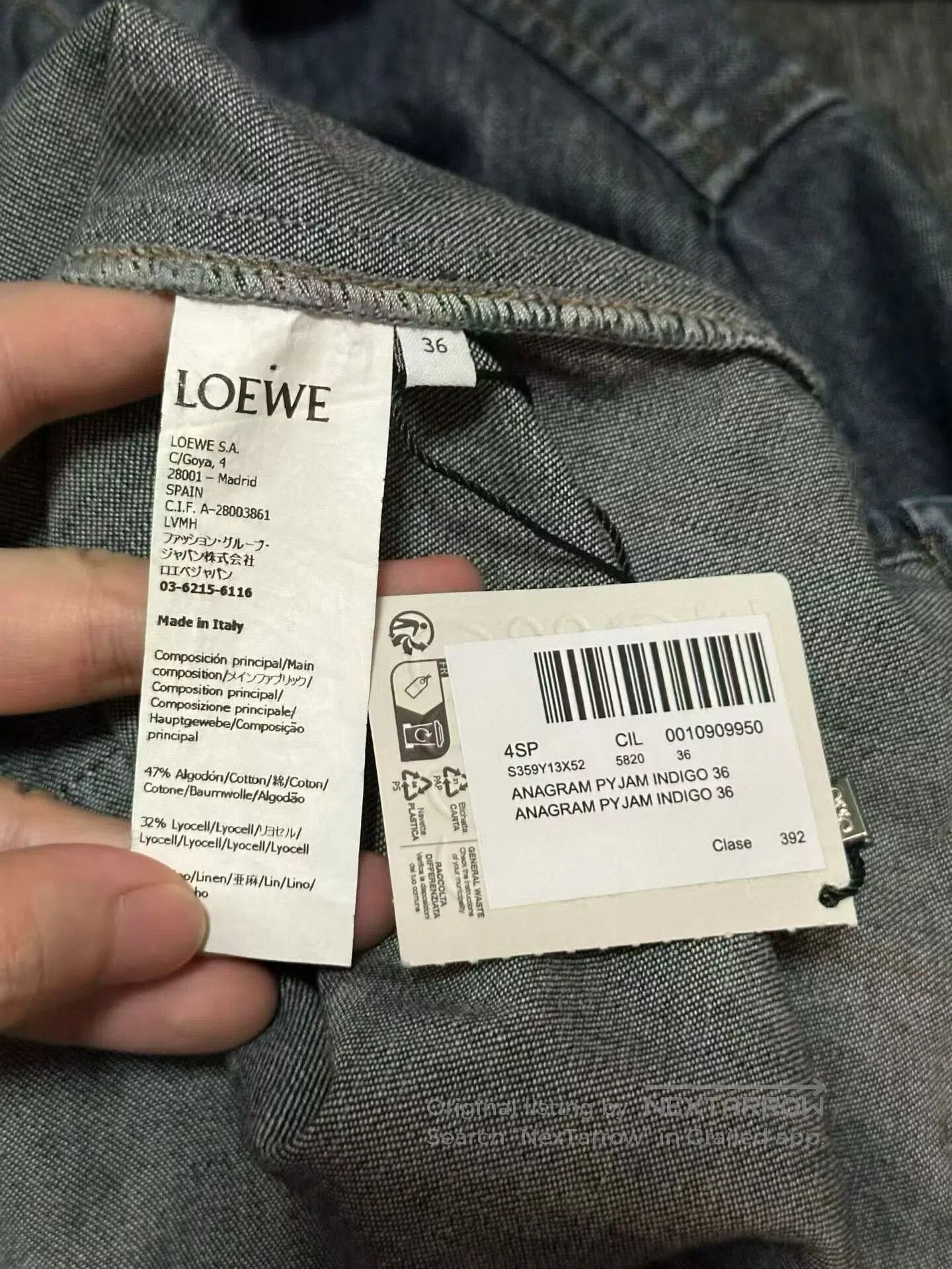 Loewe Loewe New Denim Jacket. Size XS / US 0-2 / IT 36-38 - 3 Thumbnail