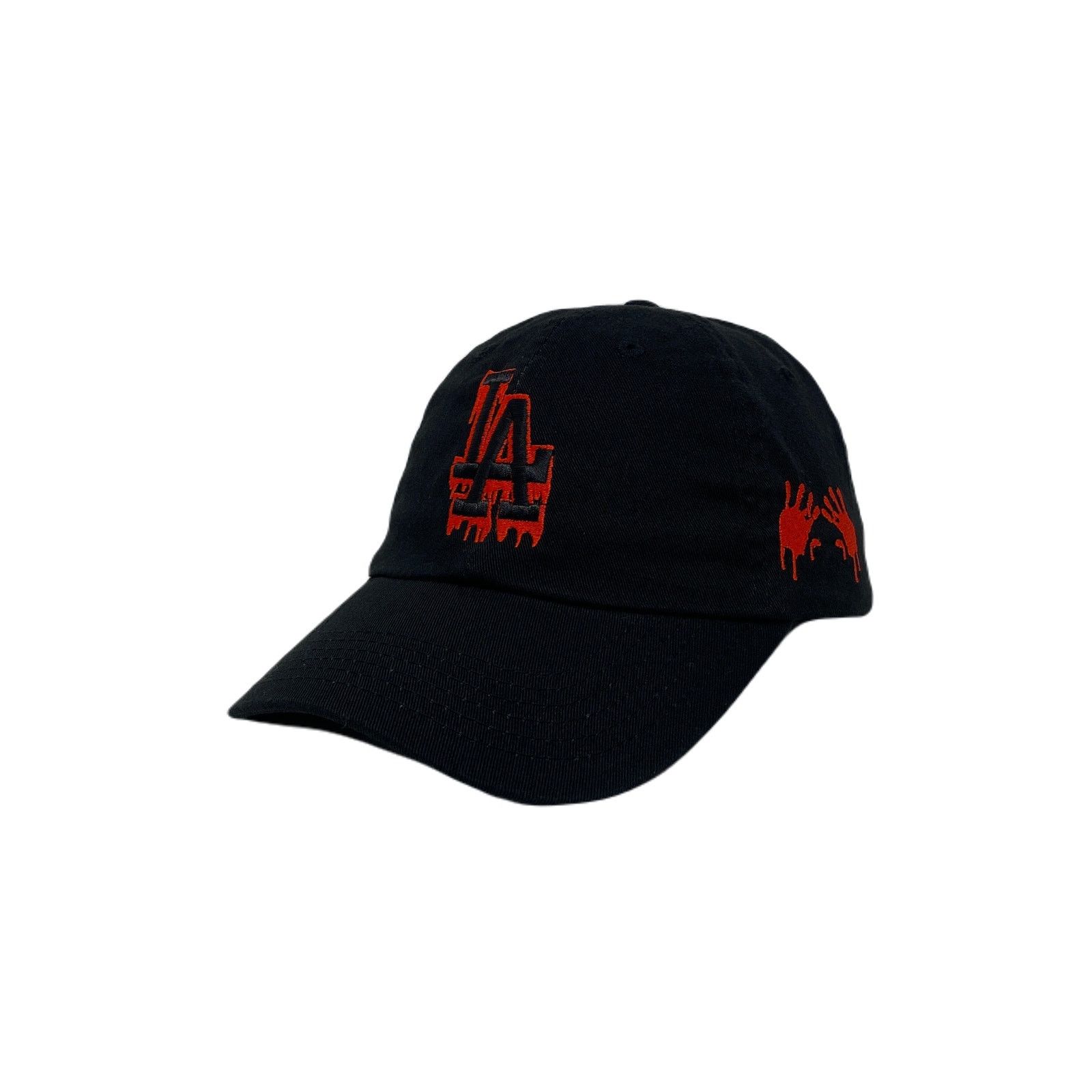 Other Los Angeles LA Drip Bloody Hands Halloween Slouch Dad Hat Size ONE SIZE - 2 Thumbnail