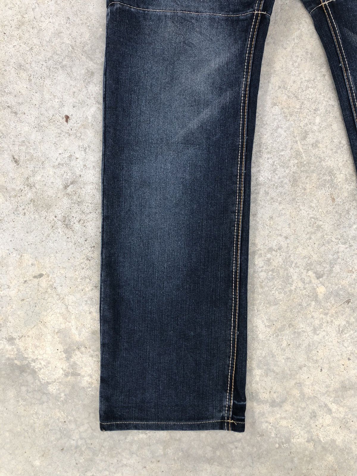 Japanese Brand Japanese Gumu Double Waist Distressed Jeans Size US 33 - 8 Thumbnail